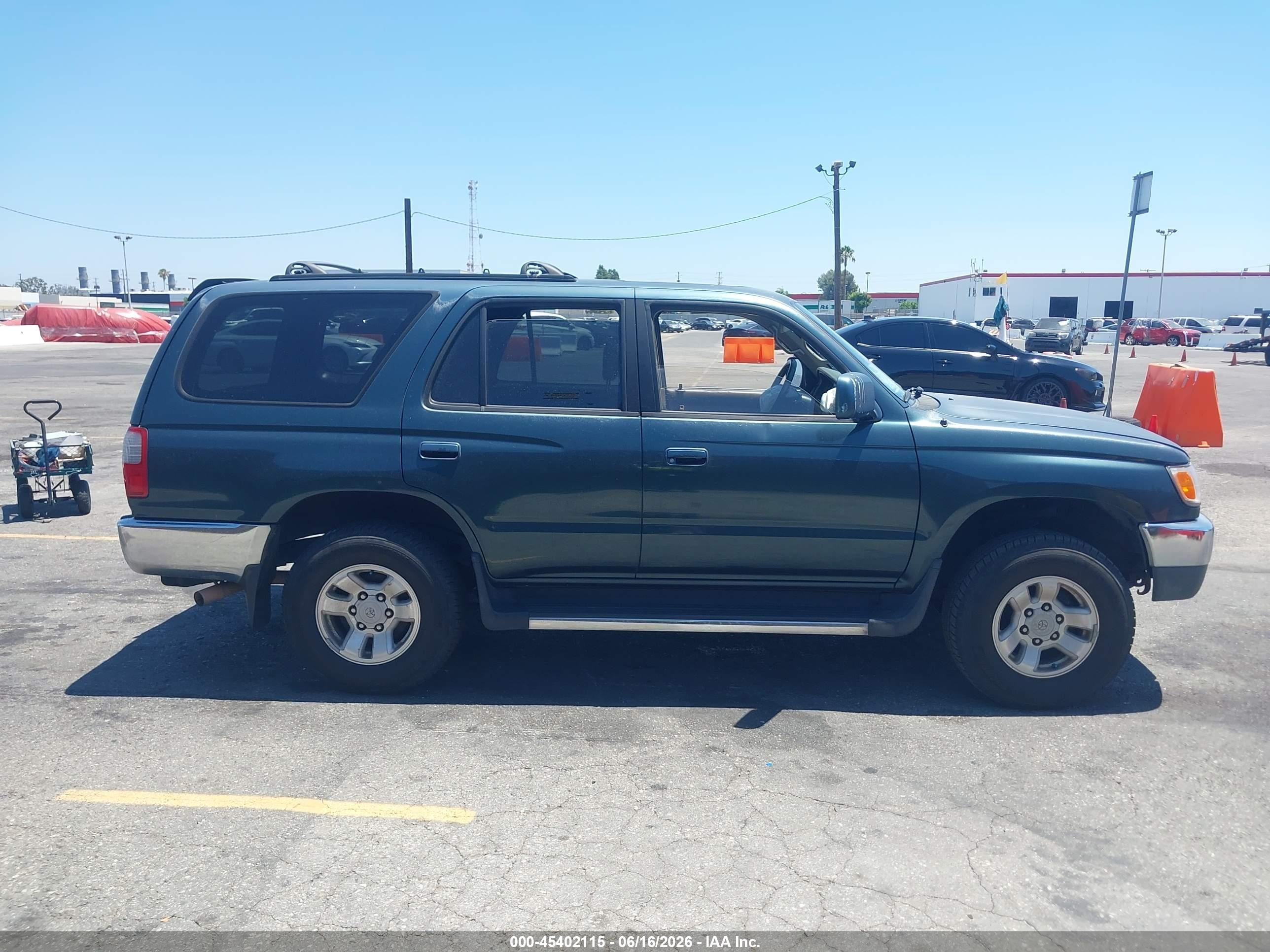 1998 Toyota 4runner Sr5 V6 Green vin: JT3GN86RXW0081073