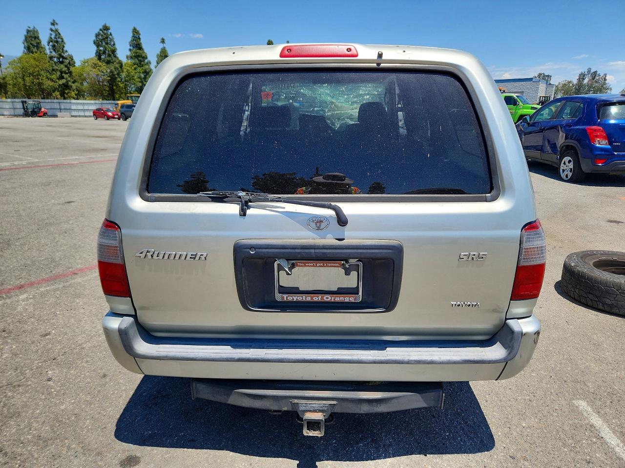 2000 Toyota 4runner Sr5 Silver vin: JT3GN86RXY0140531