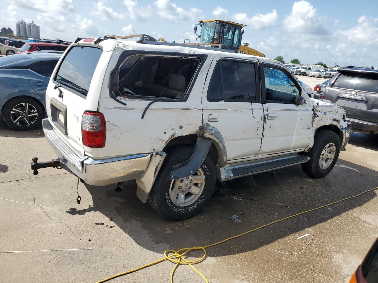 2000 Toyota 4runner Sr5 White vin: JT3GN86RXY0159080
