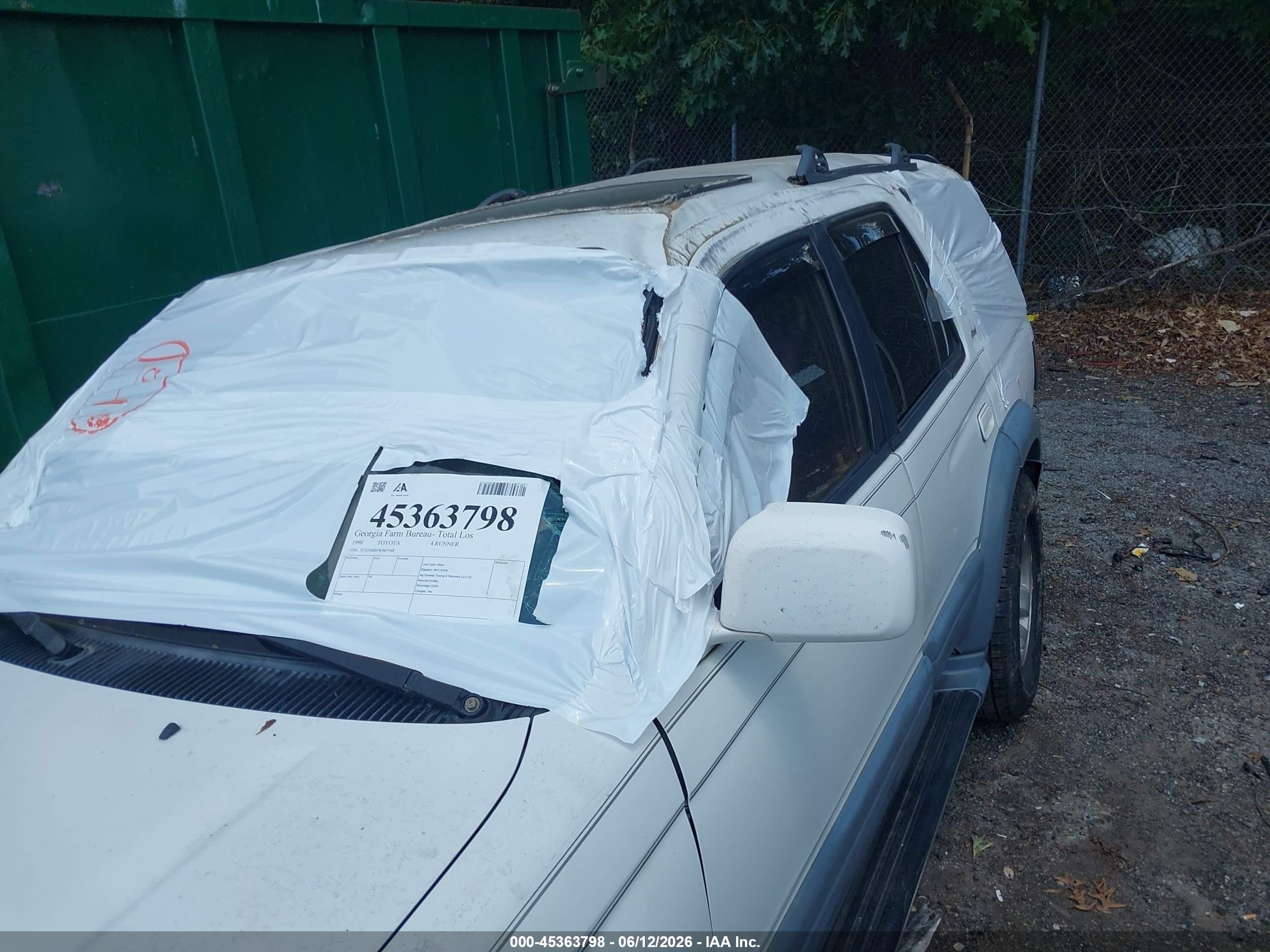 1998 Toyota 4runner Limited White vin: JT3GN87R0W0075488