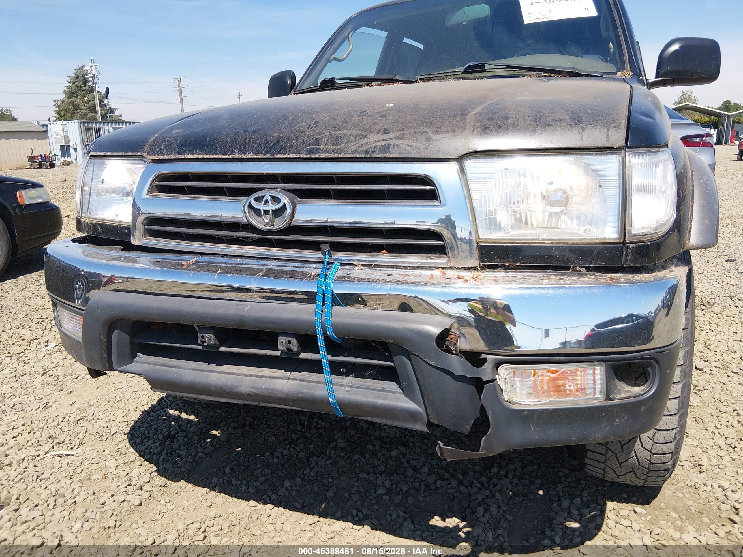 2000 Toyota 4runner Limited V6 Black vin: JT3GN87R0Y0140584