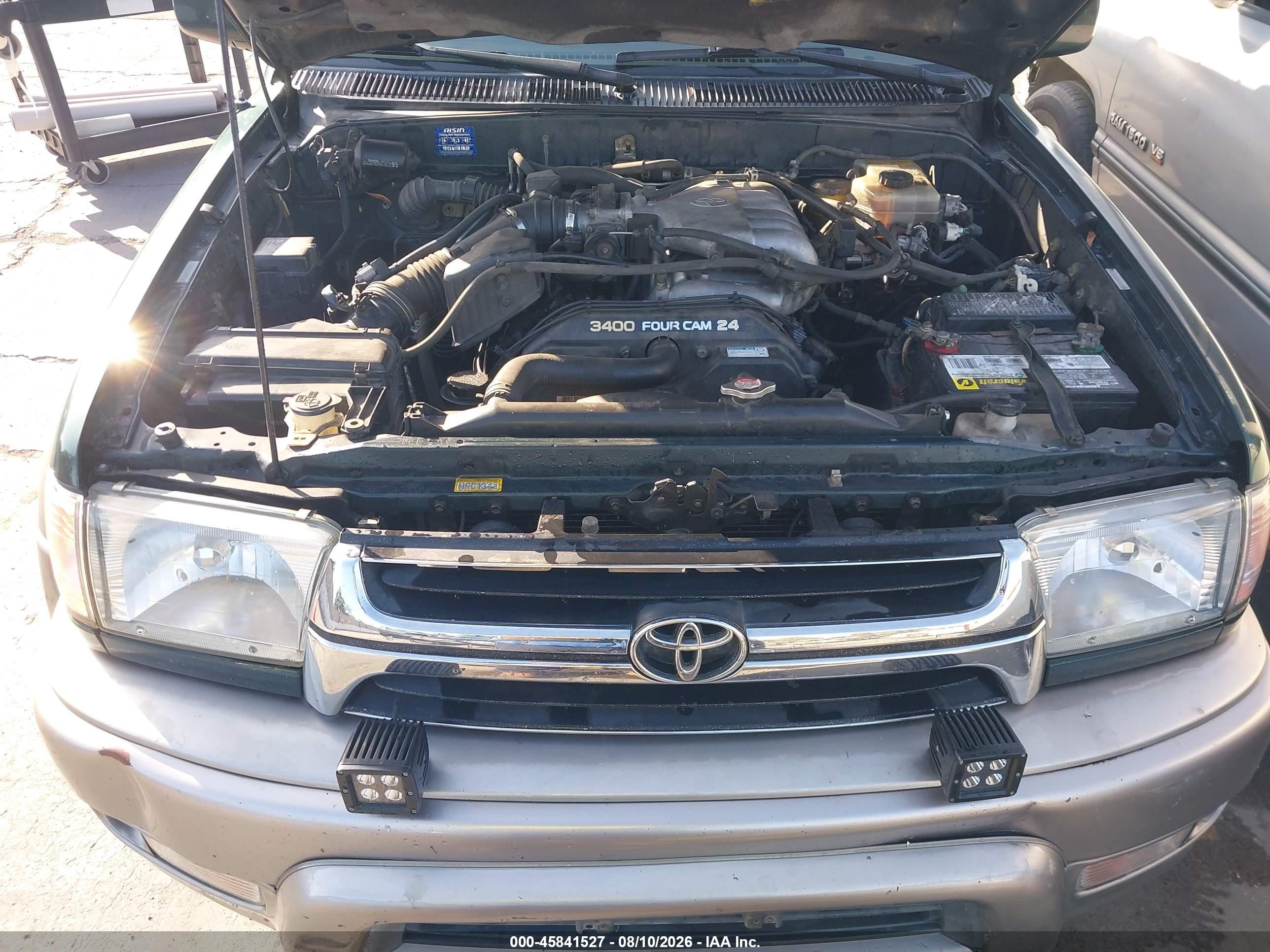 2001 Toyota 4runner Limited V6 Green vin: JT3GN87R210206249