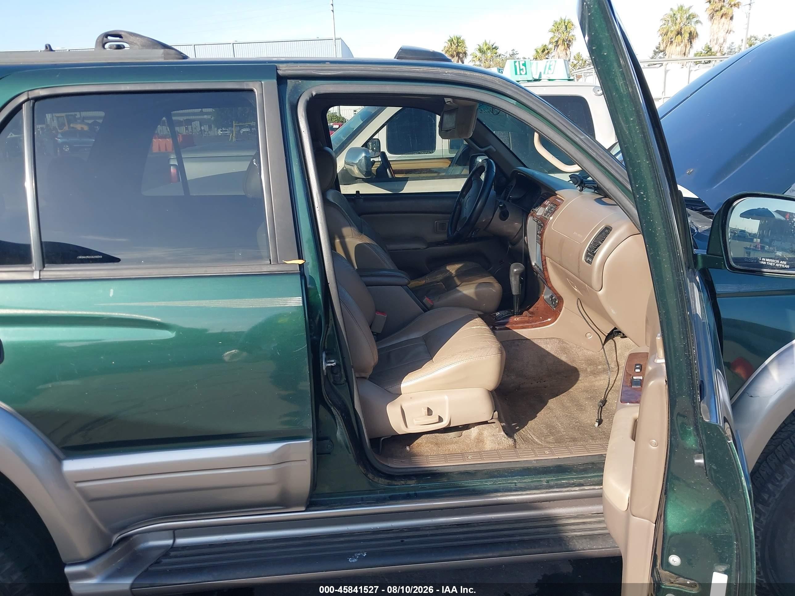 2001 Toyota 4runner Limited V6 Green vin: JT3GN87R210206249