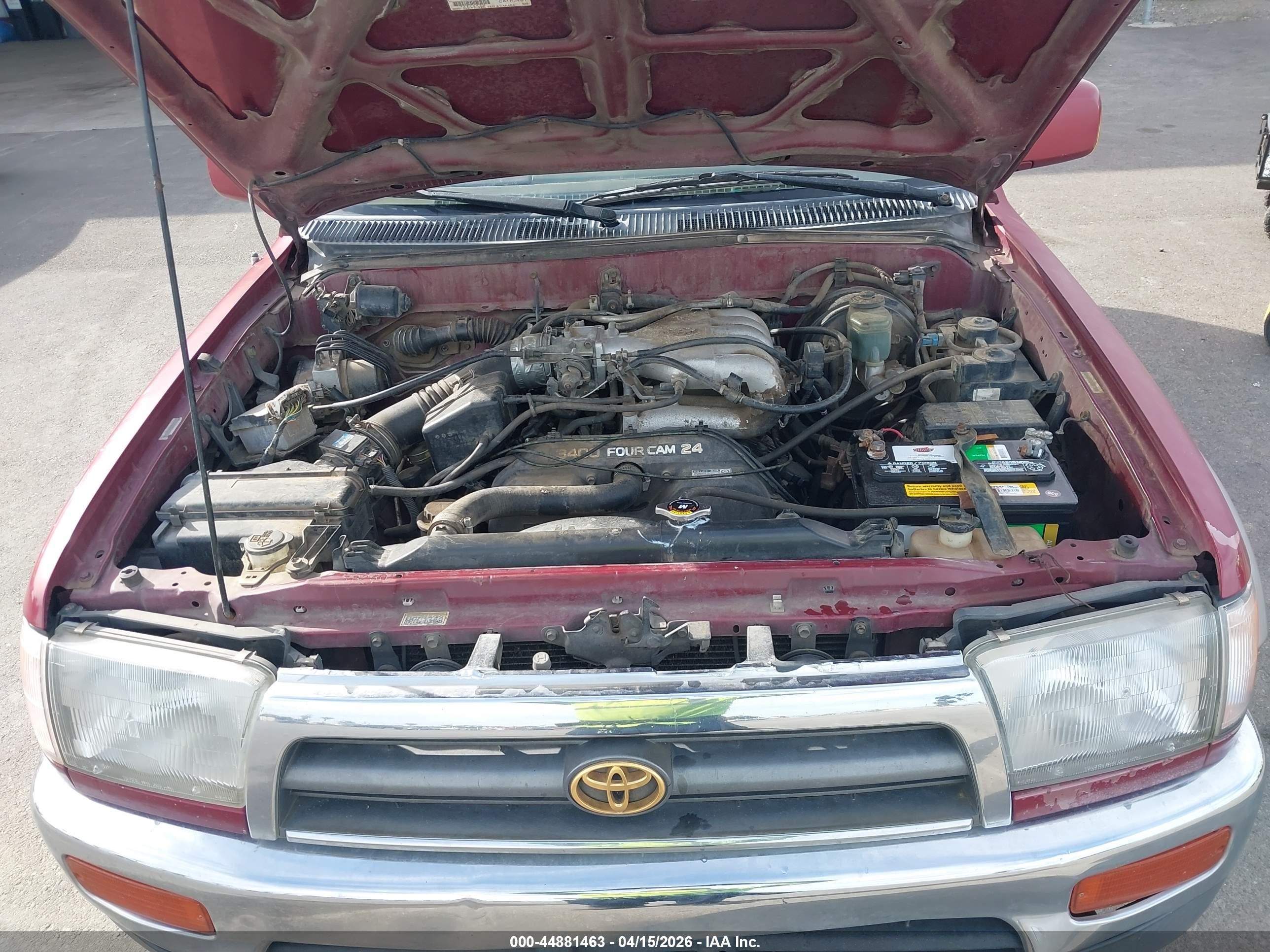 1997 Toyota 4runner Sr5 V6 Limited Красный vin: JT3GN87R2V0027344