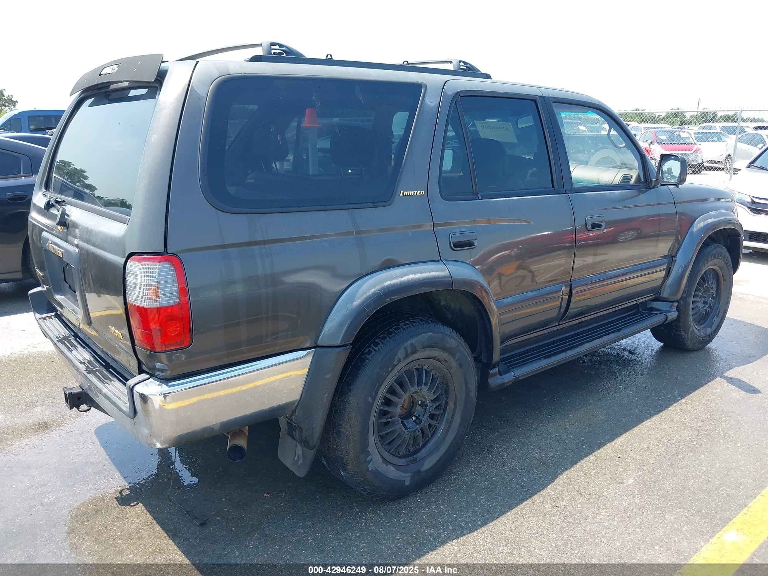 1998 Toyota 4runner Sr5 V6 Limited Gray vin: JT3GN87R2W0060331