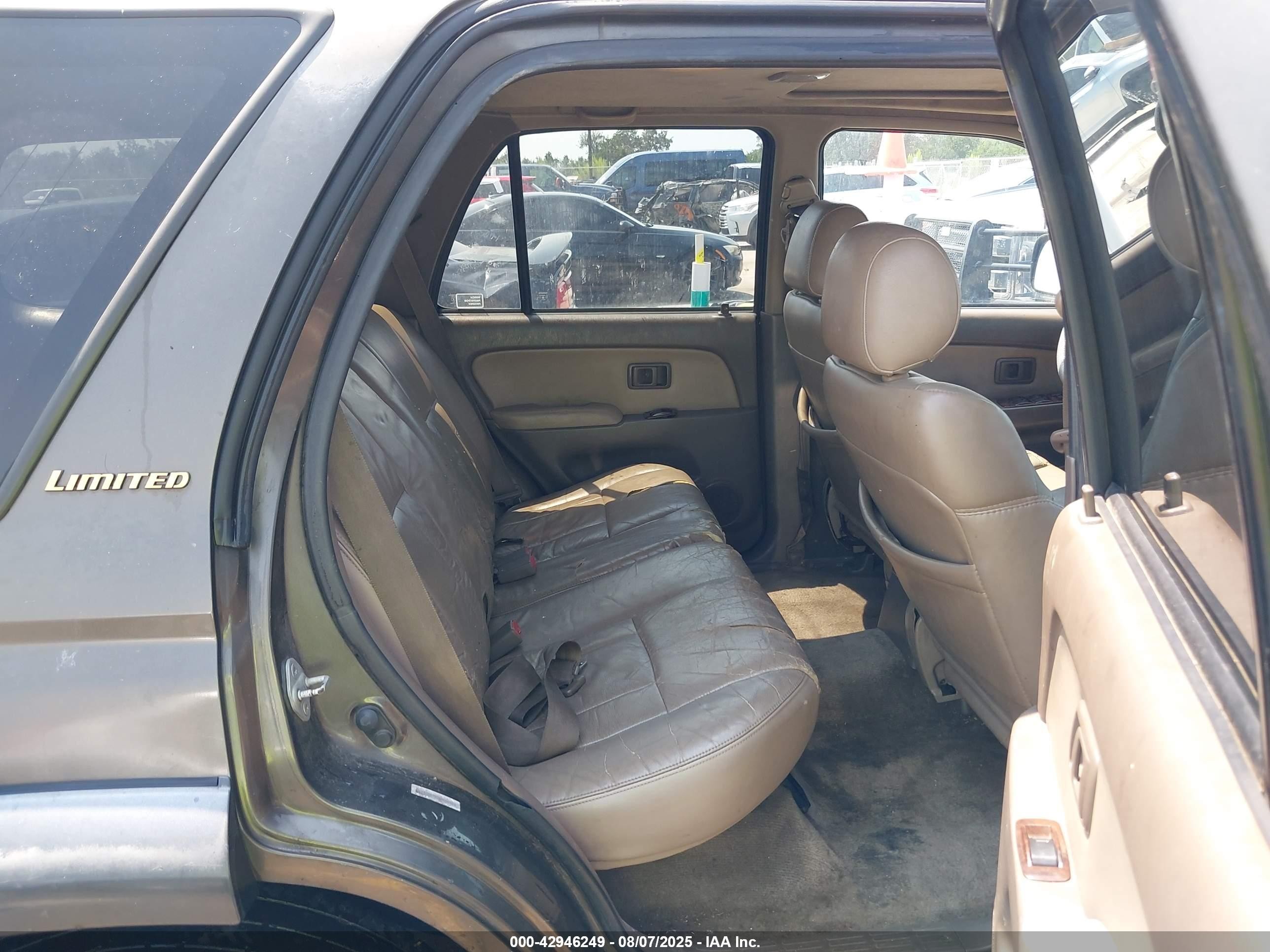 1998 Toyota 4runner Sr5 V6 Limited Gray vin: JT3GN87R2W0060331