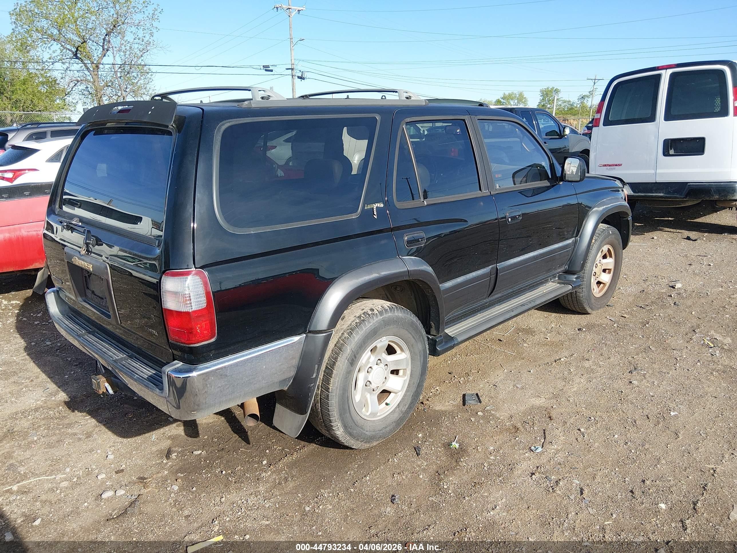 1997 Toyota 4runner Sr5 V6 Limited Black vin: JT3GN87R3V0019074