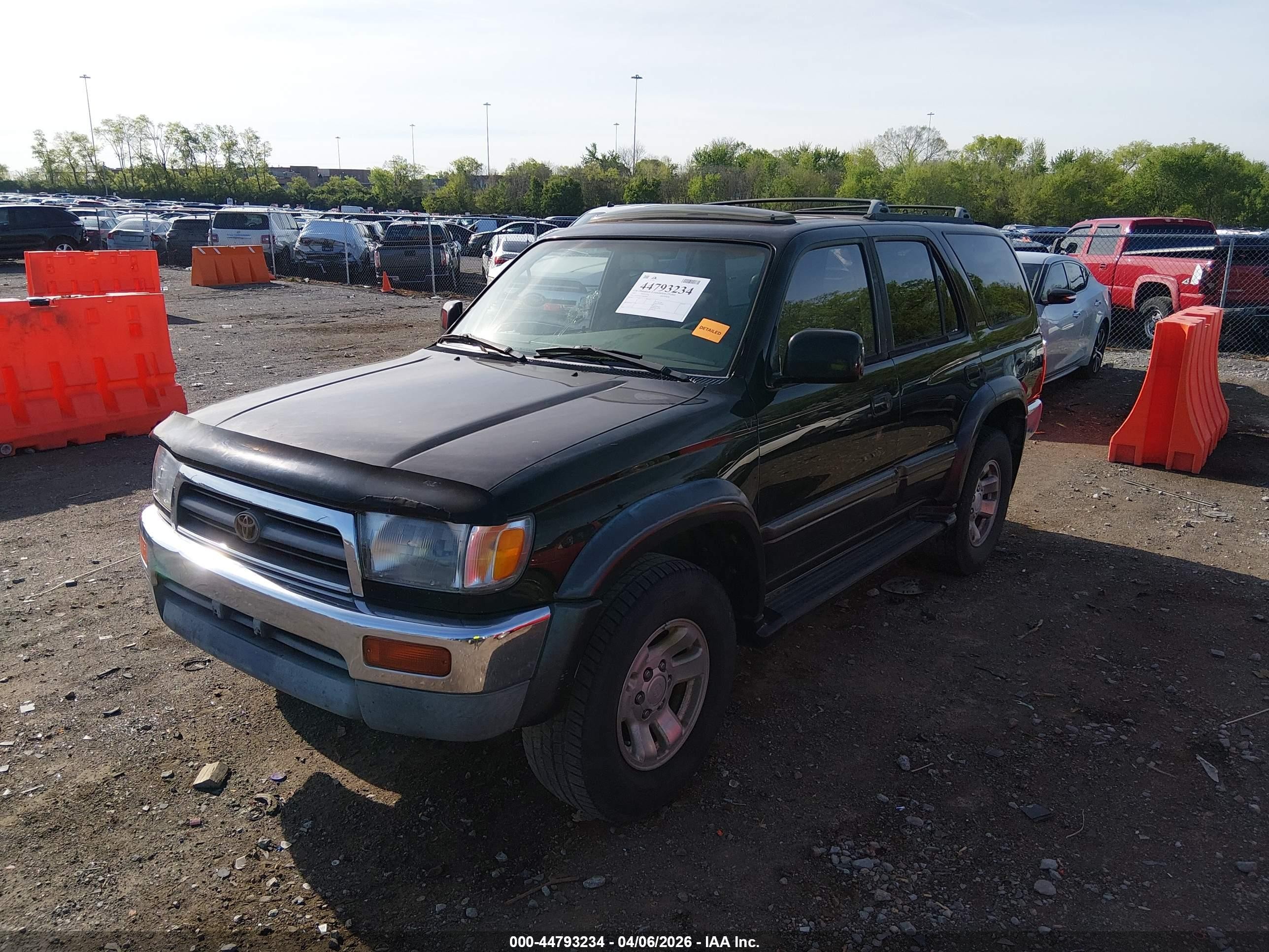 1997 Toyota 4runner Sr5 V6 Limited Black vin: JT3GN87R3V0019074