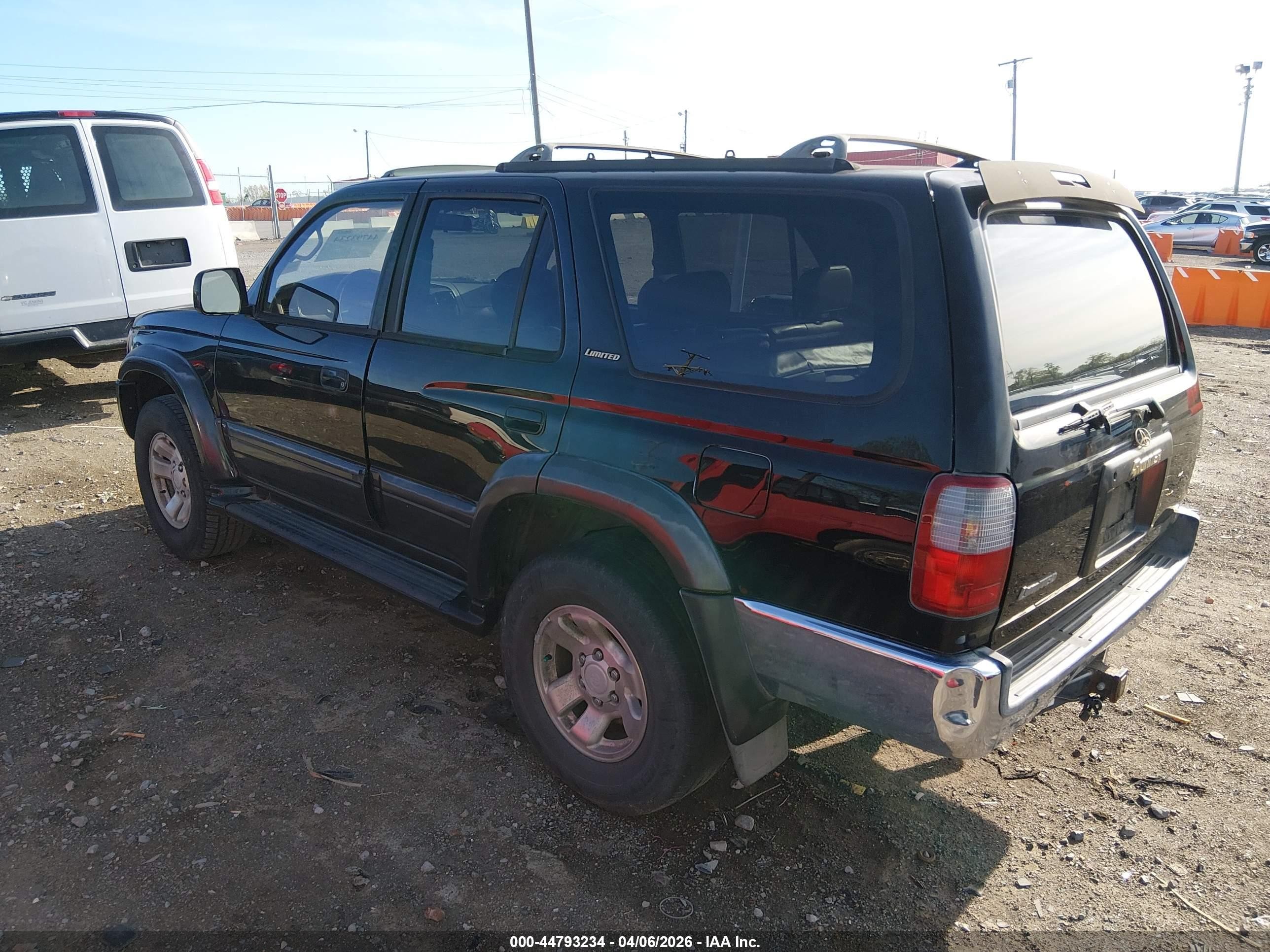 1997 Toyota 4runner Sr5 V6 Limited Black vin: JT3GN87R3V0019074