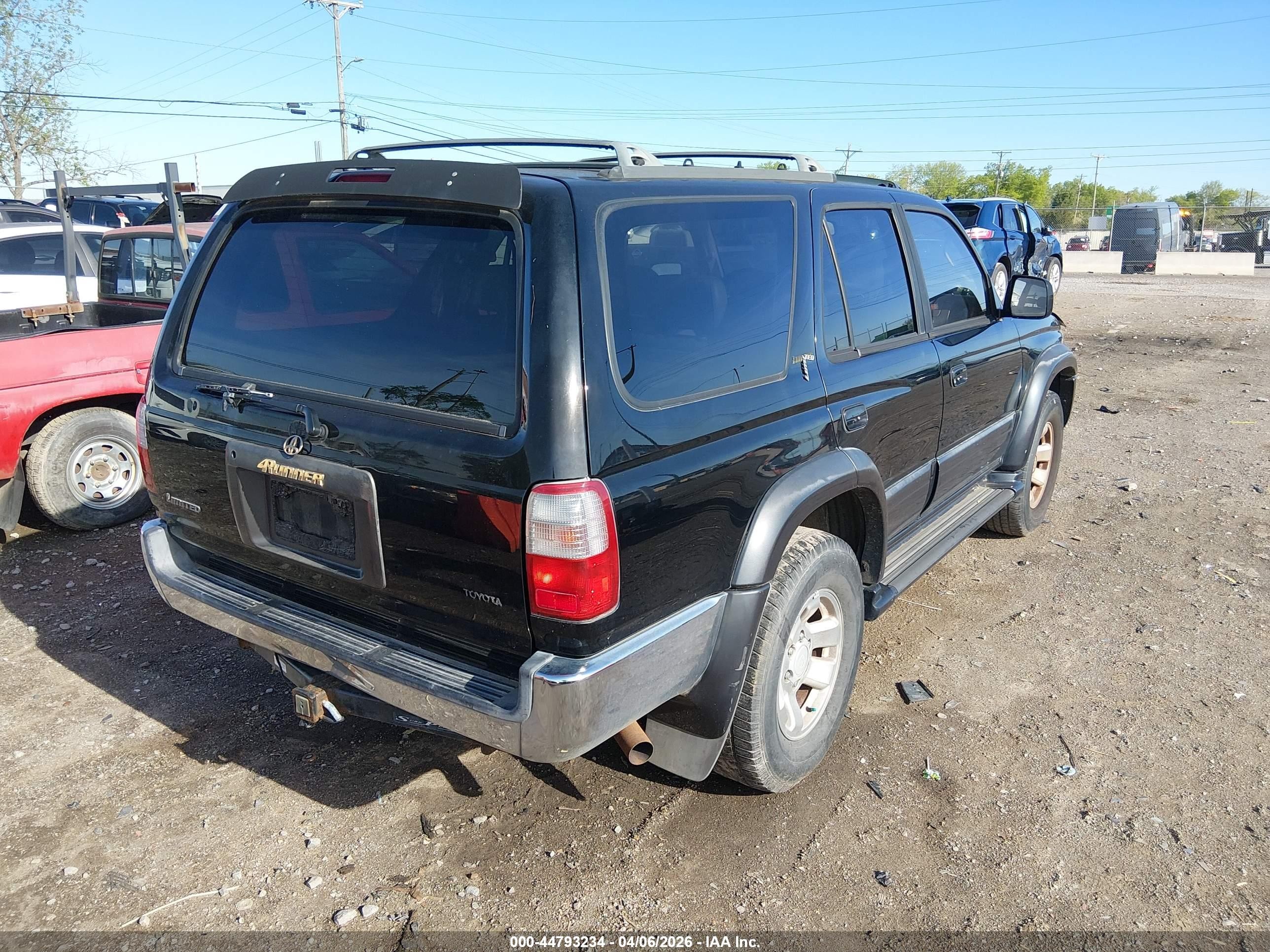 1997 Toyota 4runner Sr5 V6 Limited Black vin: JT3GN87R3V0019074