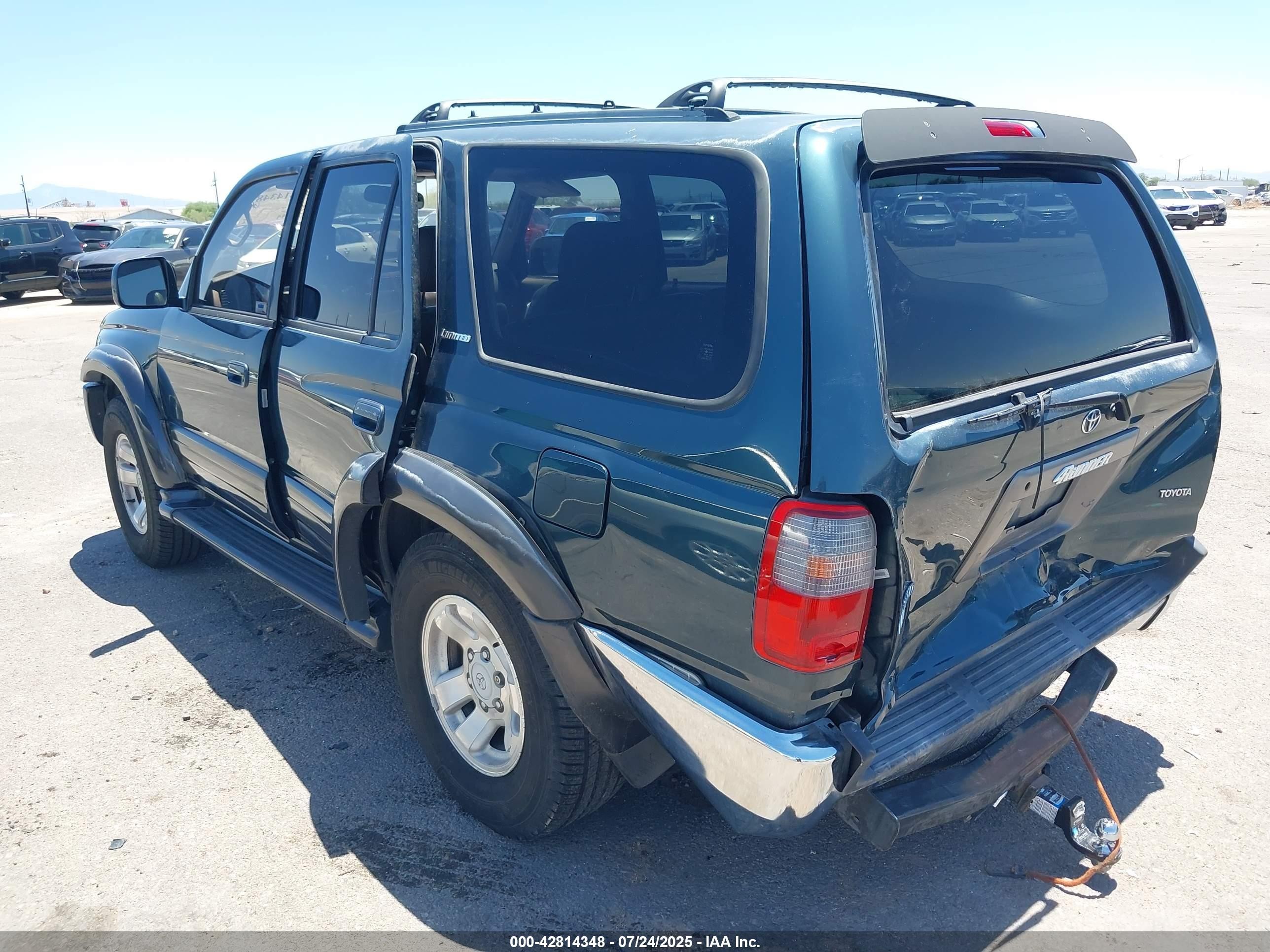 1998 Toyota 4runner Sr5 V6 Limited Green vin: JT3GN87R3W0091037