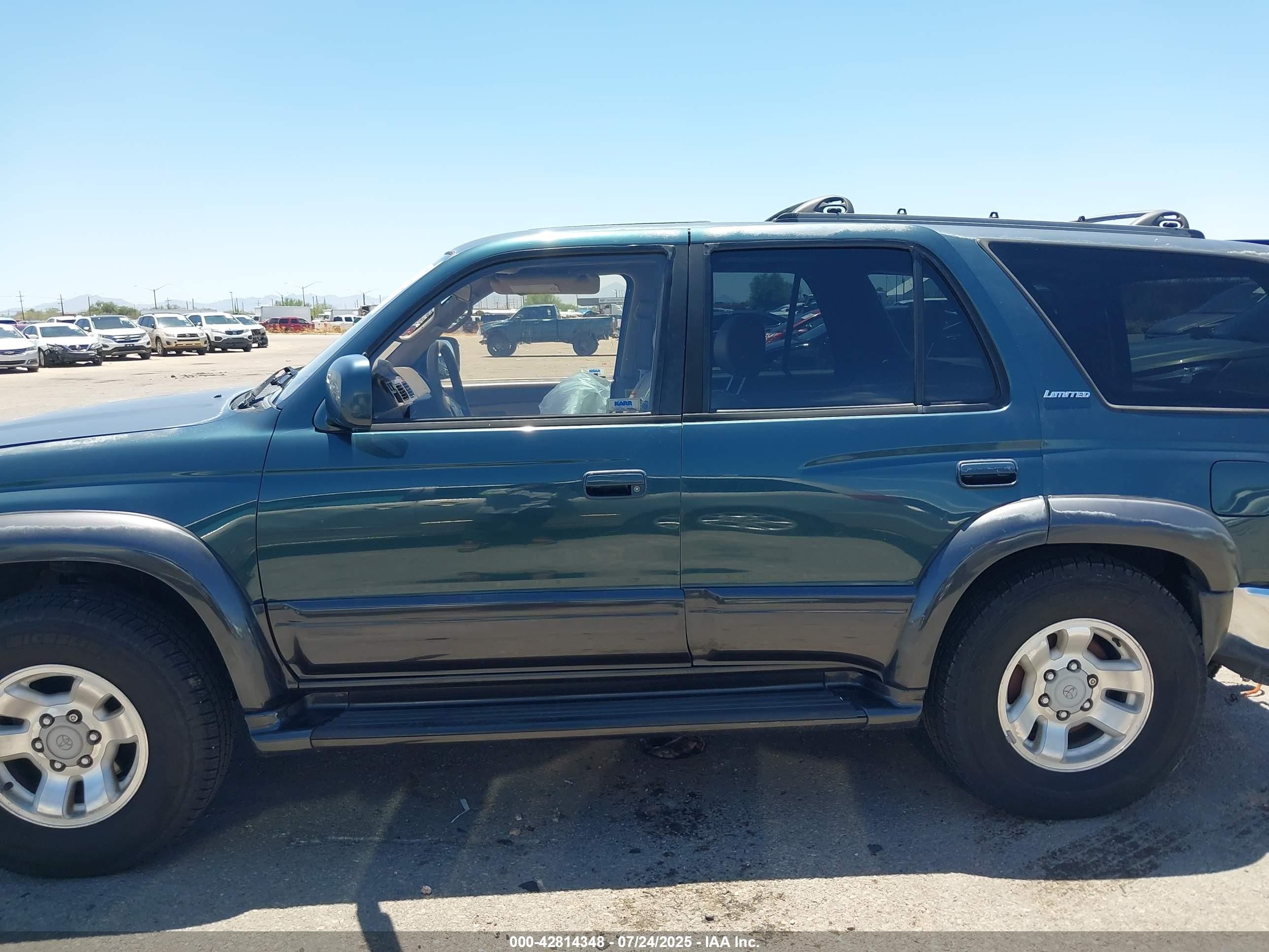 1998 Toyota 4runner Sr5 V6 Limited Green vin: JT3GN87R3W0091037