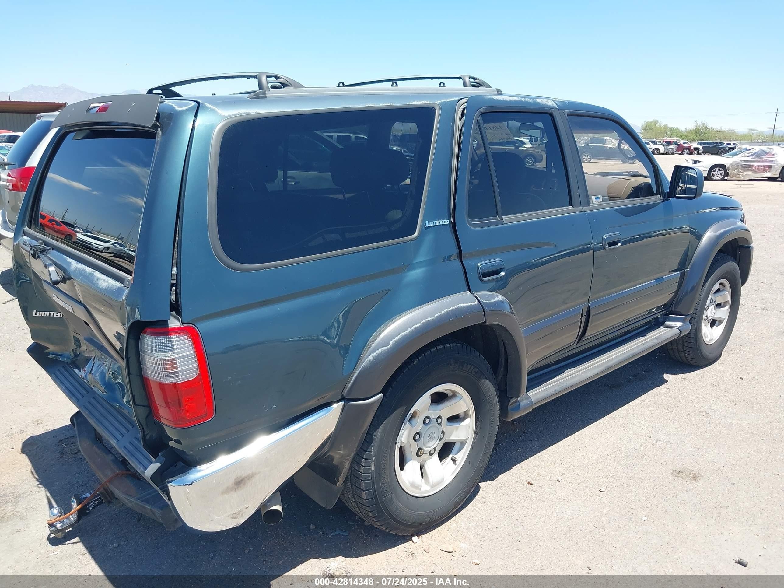 1998 Toyota 4runner Sr5 V6 Limited Green vin: JT3GN87R3W0091037