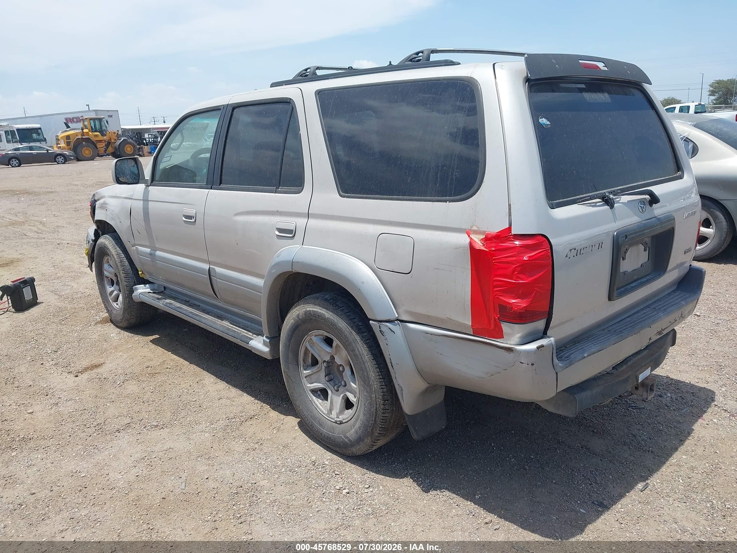 1999 Toyota 4runner Limited V6 Серебряный vin: JT3GN87R3X0092819