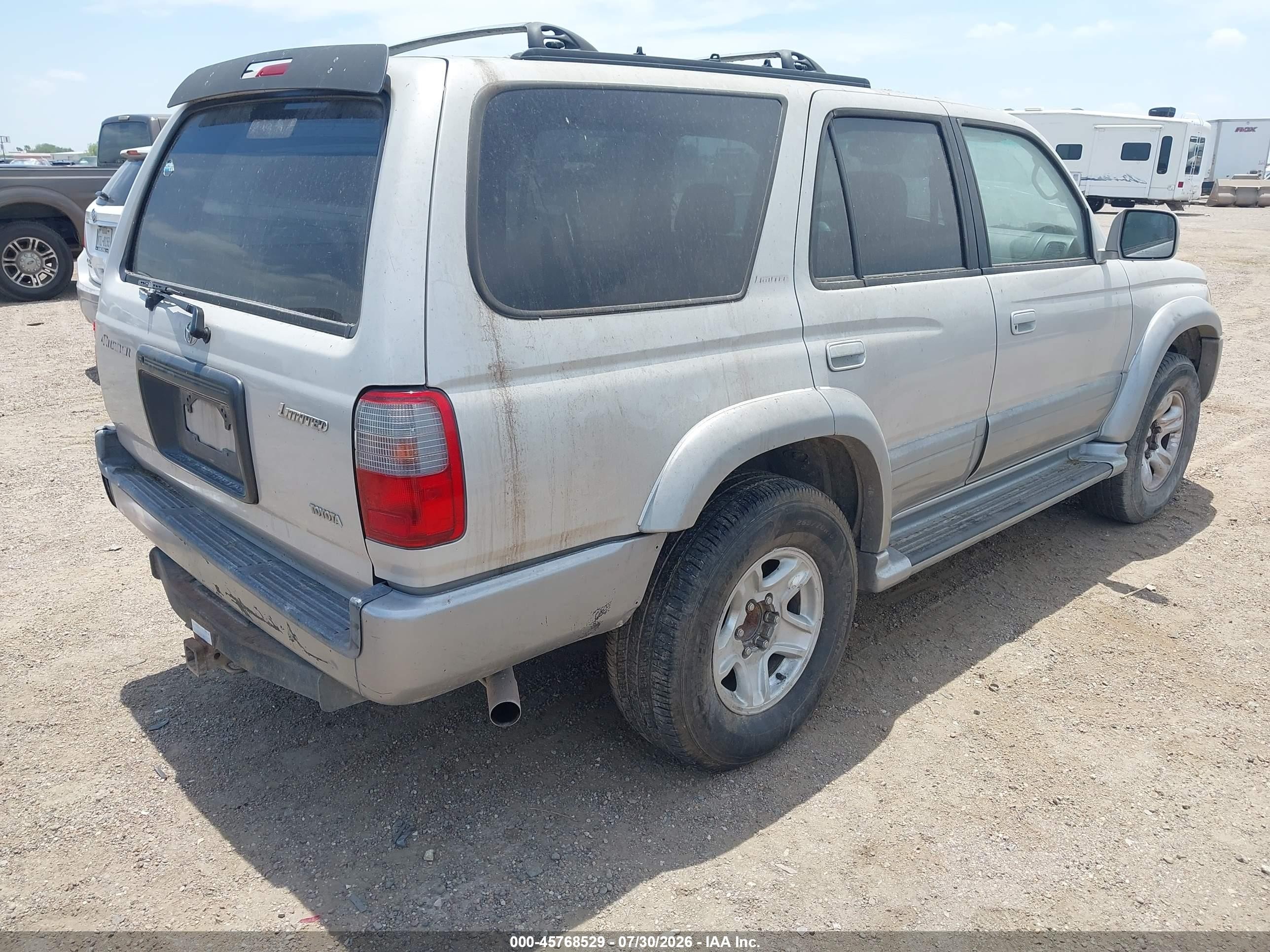 1999 Toyota 4runner Limited V6 Серебряный vin: JT3GN87R3X0092819