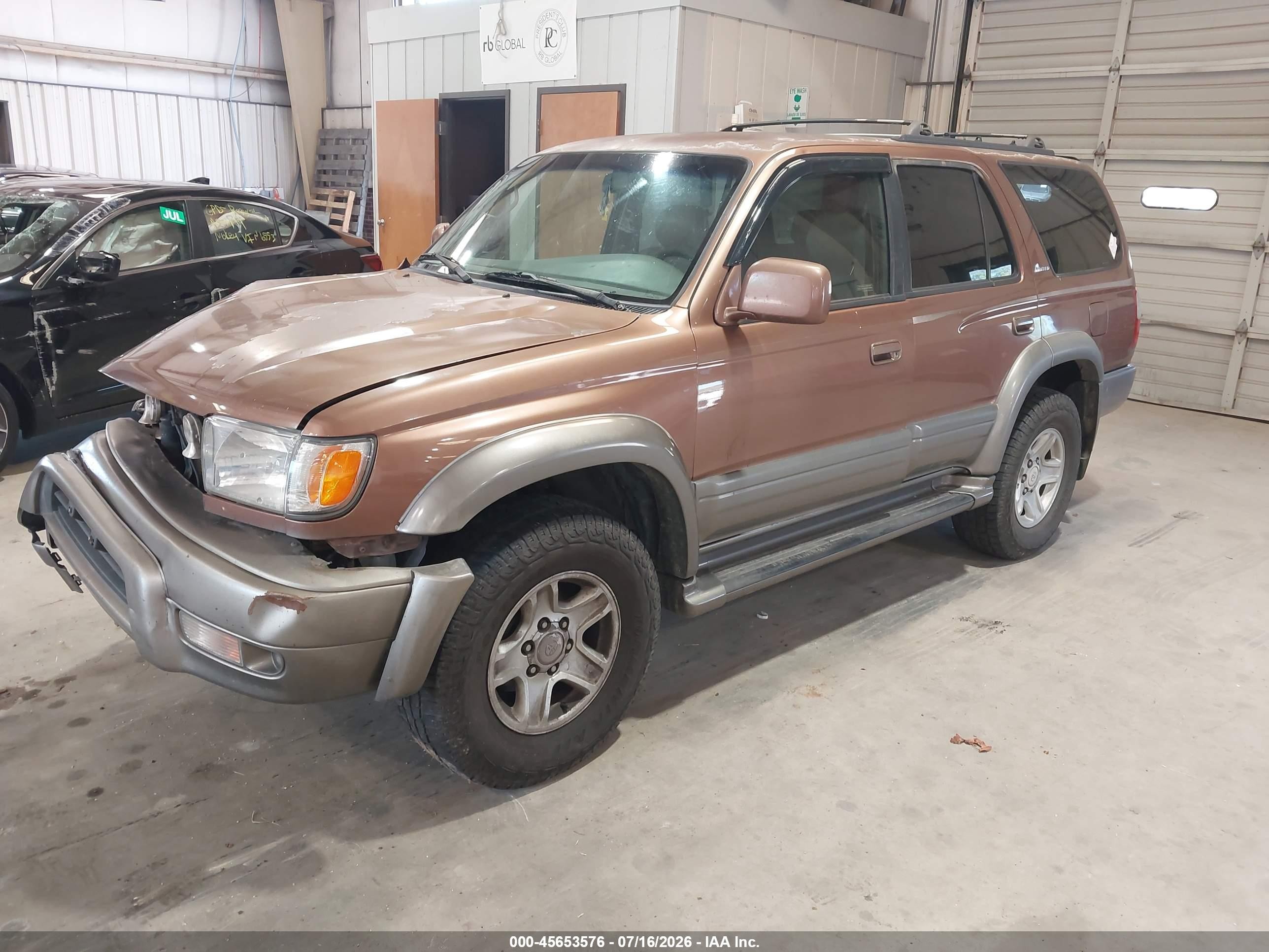 1999 Toyota 4runner Limited V6 Brown vin: JT3GN87R3X0095218