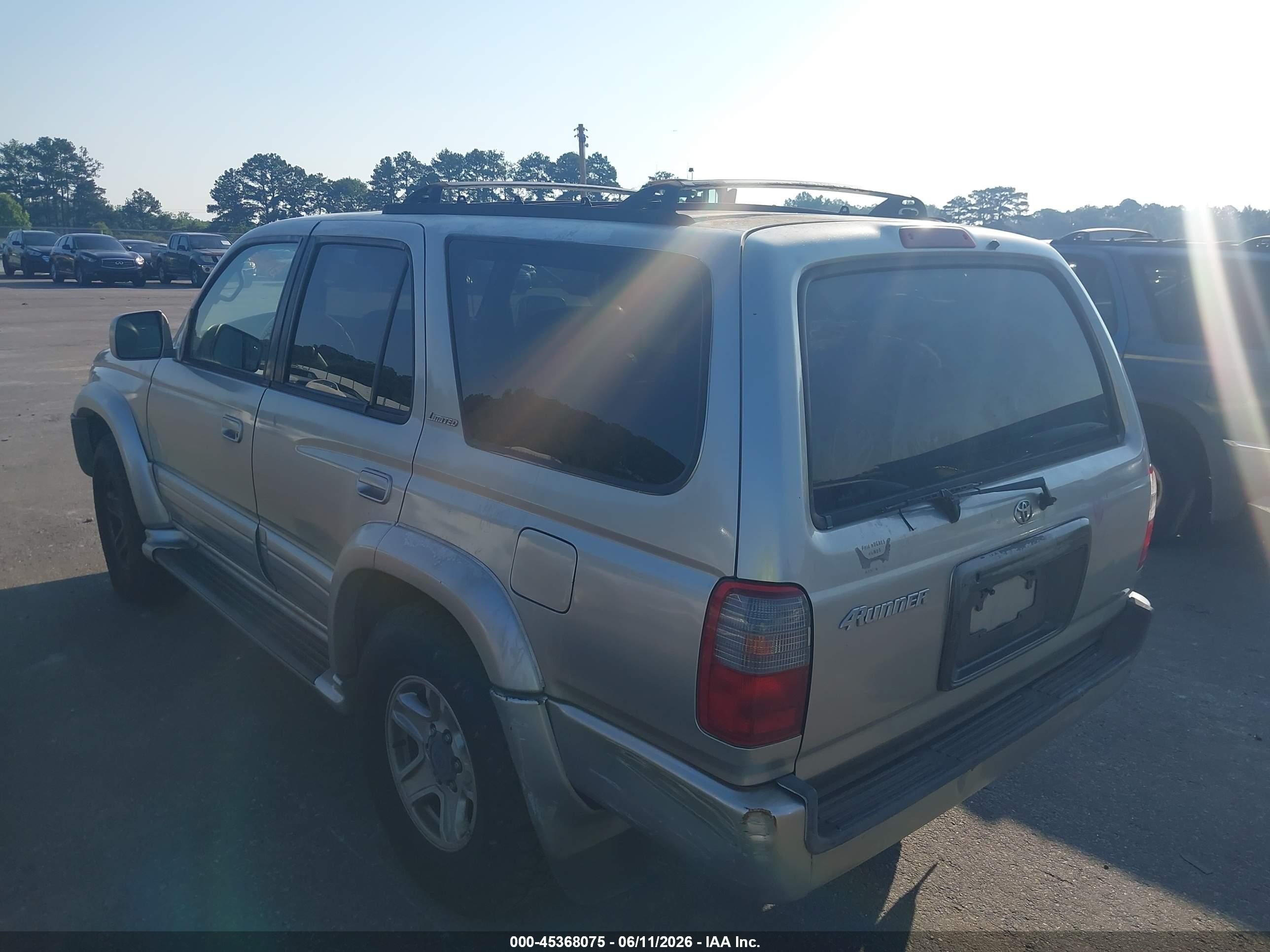 1999 Toyota 4runner Limited V6 Silver vin: JT3GN87R3X0103219