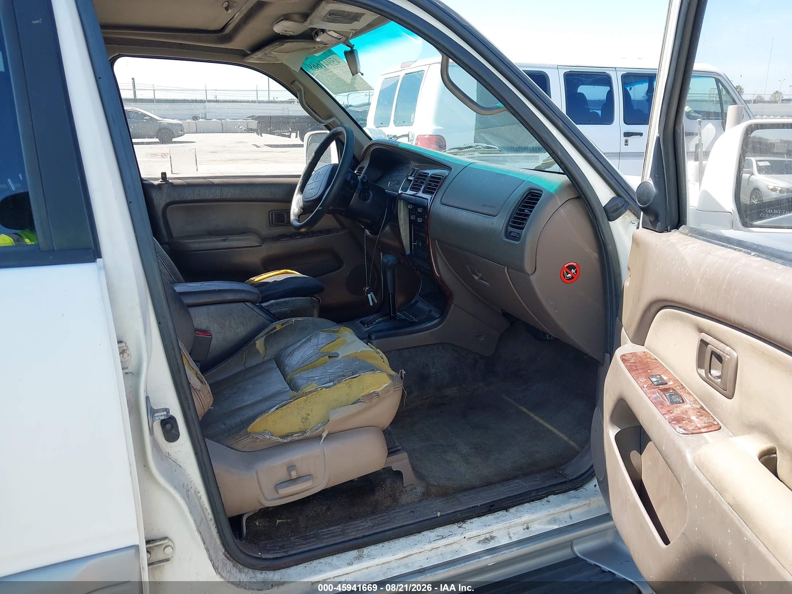 1997 Toyota 4runner Sr5 V6 Limited White vin: JT3GN87R4V0022906