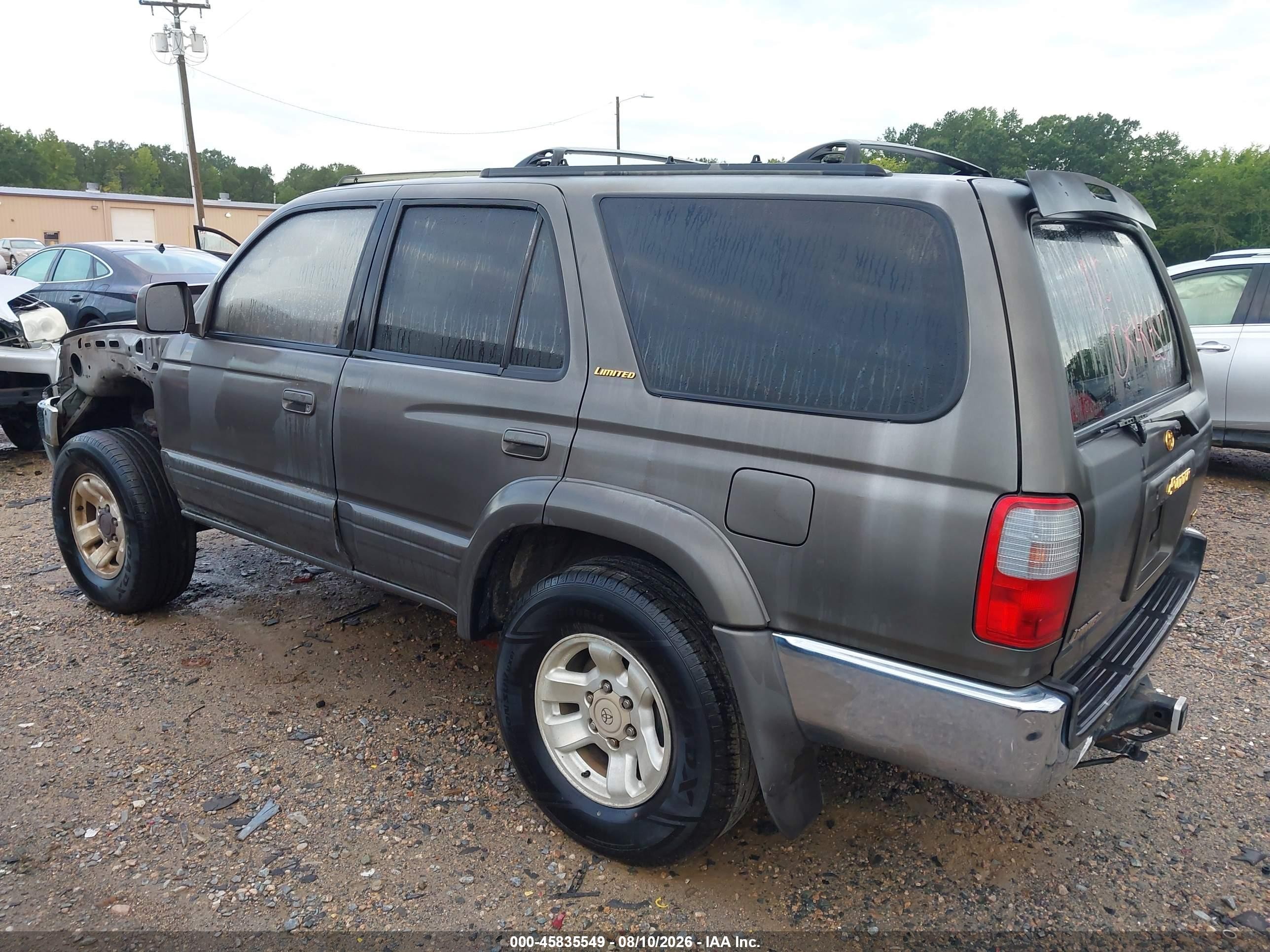 1998 Toyota 4runner Sr5 V6 Limited Gray vin: JT3GN87R4W0071248