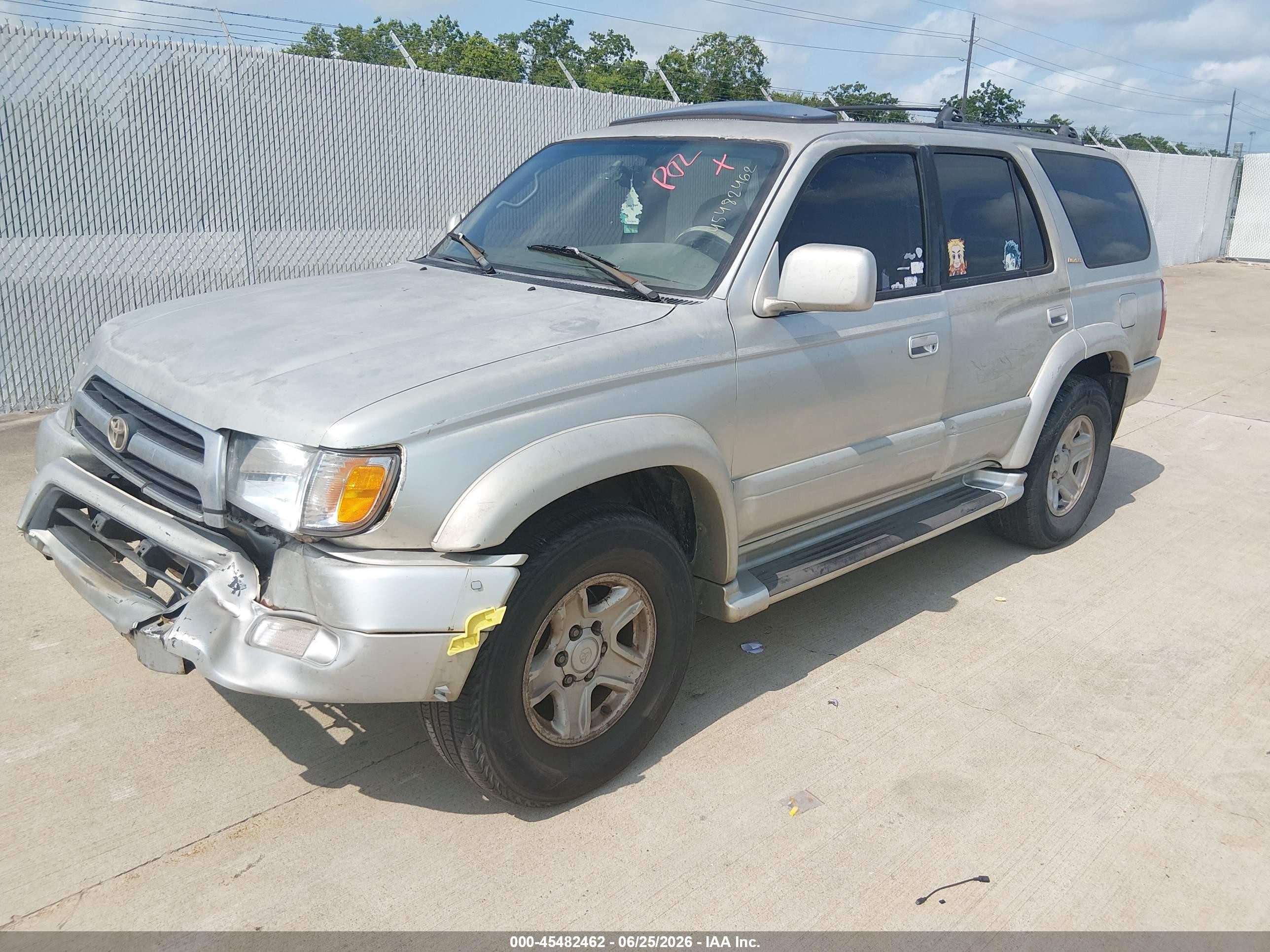 1999 Toyota 4runner Limited V6 Silver vin: JT3GN87R4X0099178