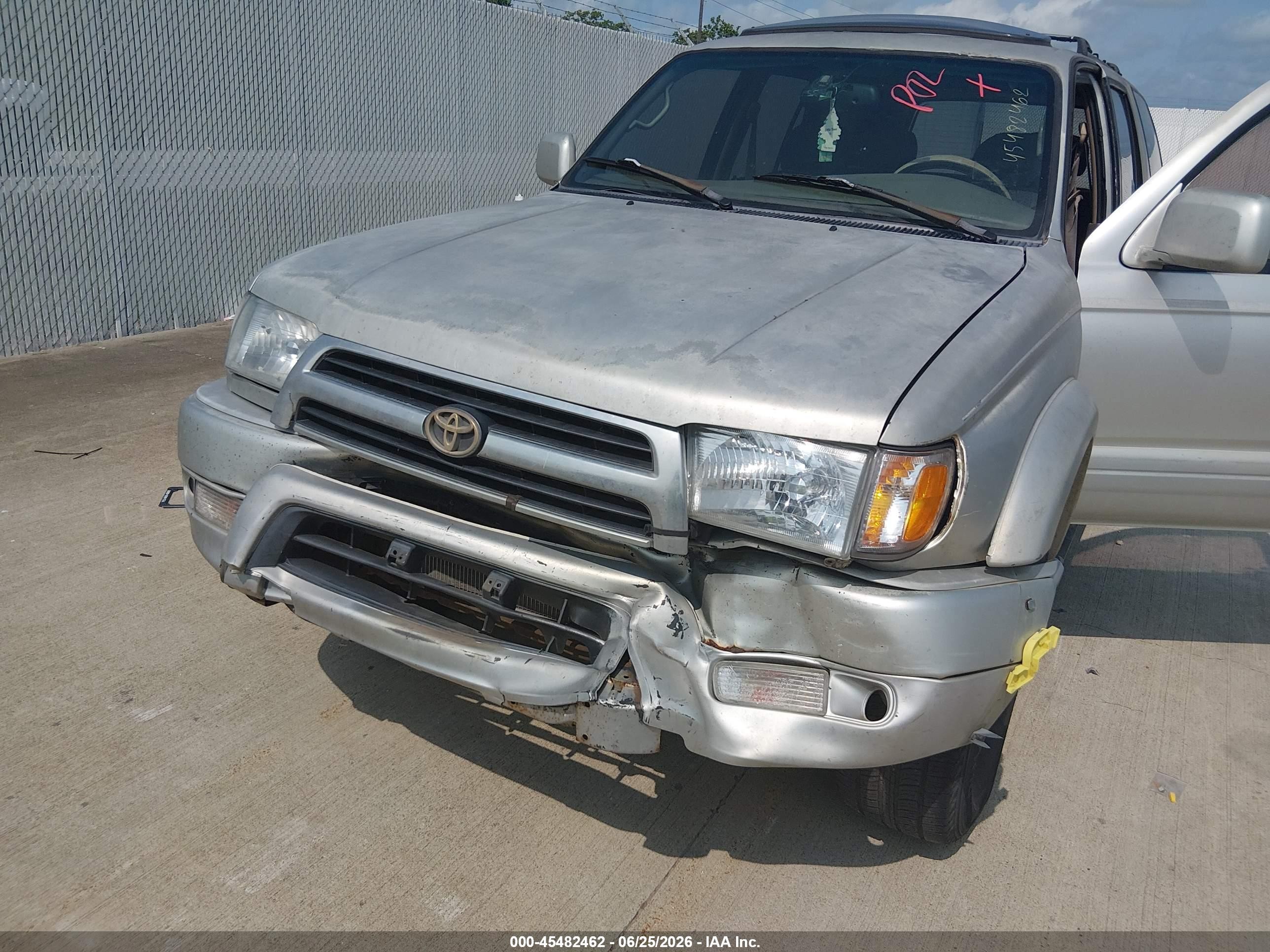 1999 Toyota 4runner Limited V6 Silver vin: JT3GN87R4X0099178