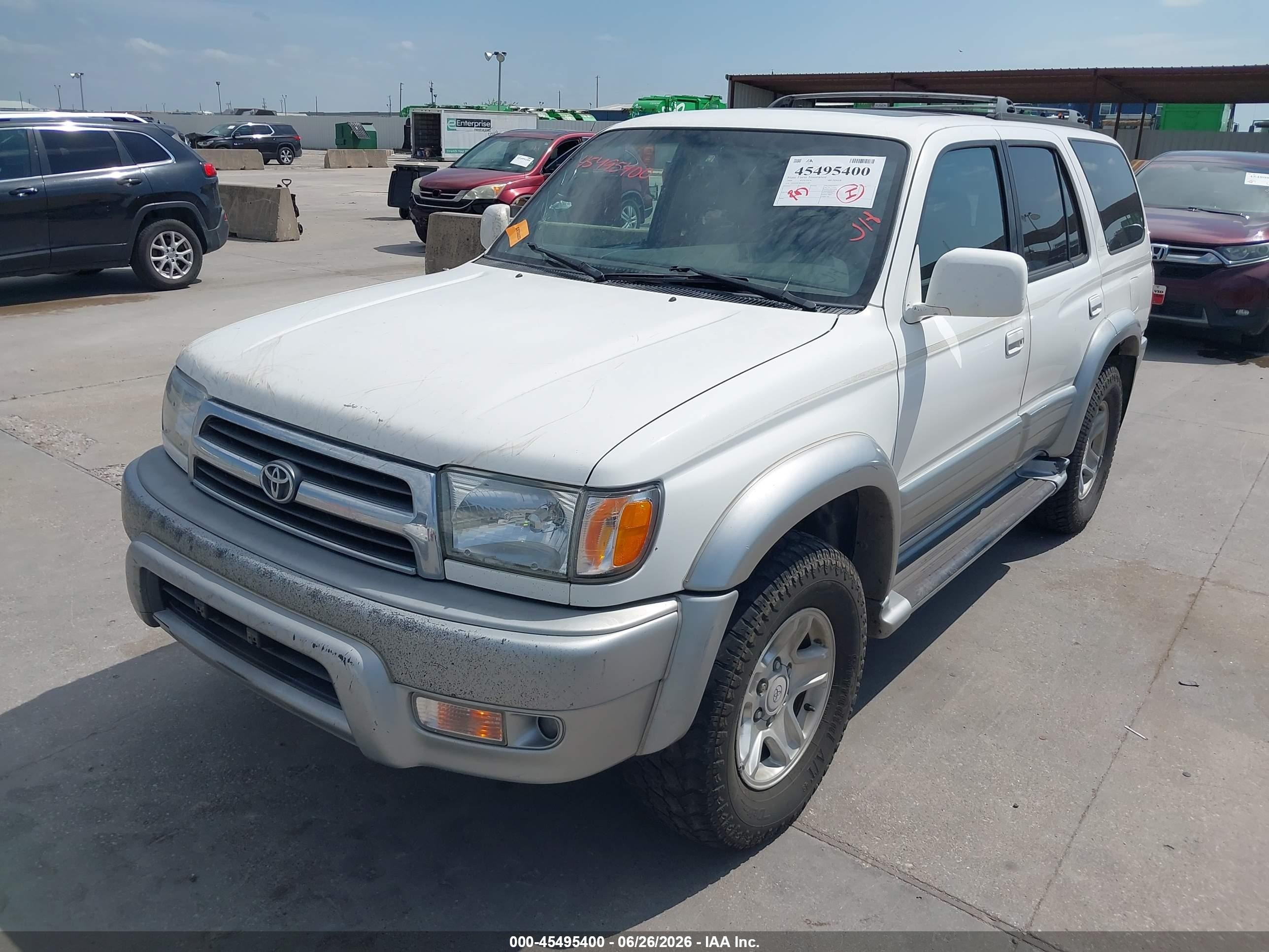 1999 Toyota 4runner Limited V6 White vin: JT3GN87R4X0111281