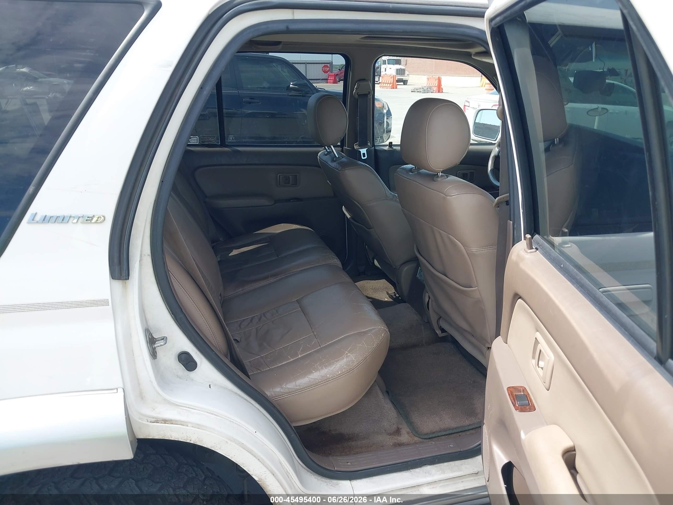 1999 Toyota 4runner Limited V6 White vin: JT3GN87R4X0111281