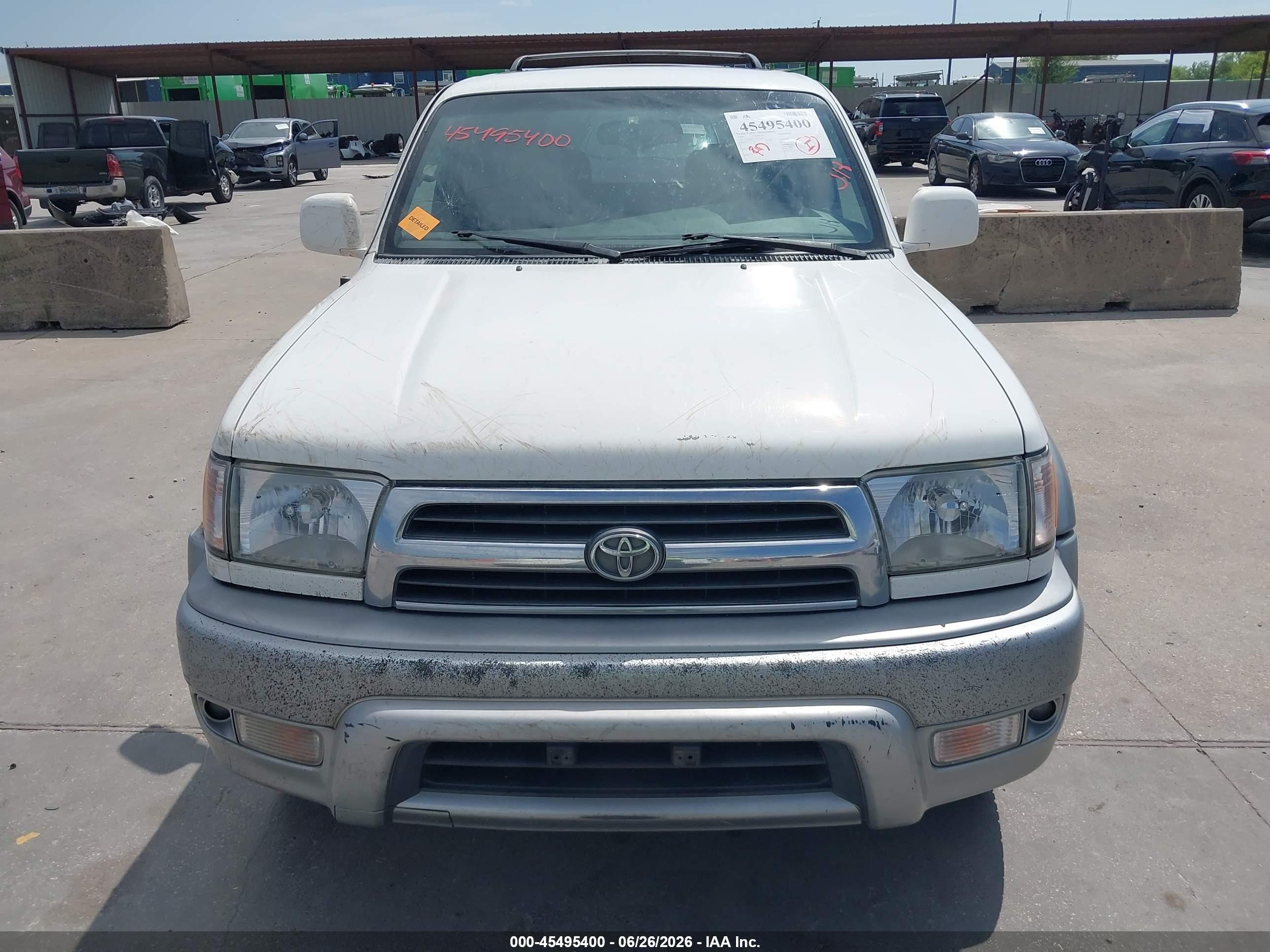 1999 Toyota 4runner Limited V6 White vin: JT3GN87R4X0111281