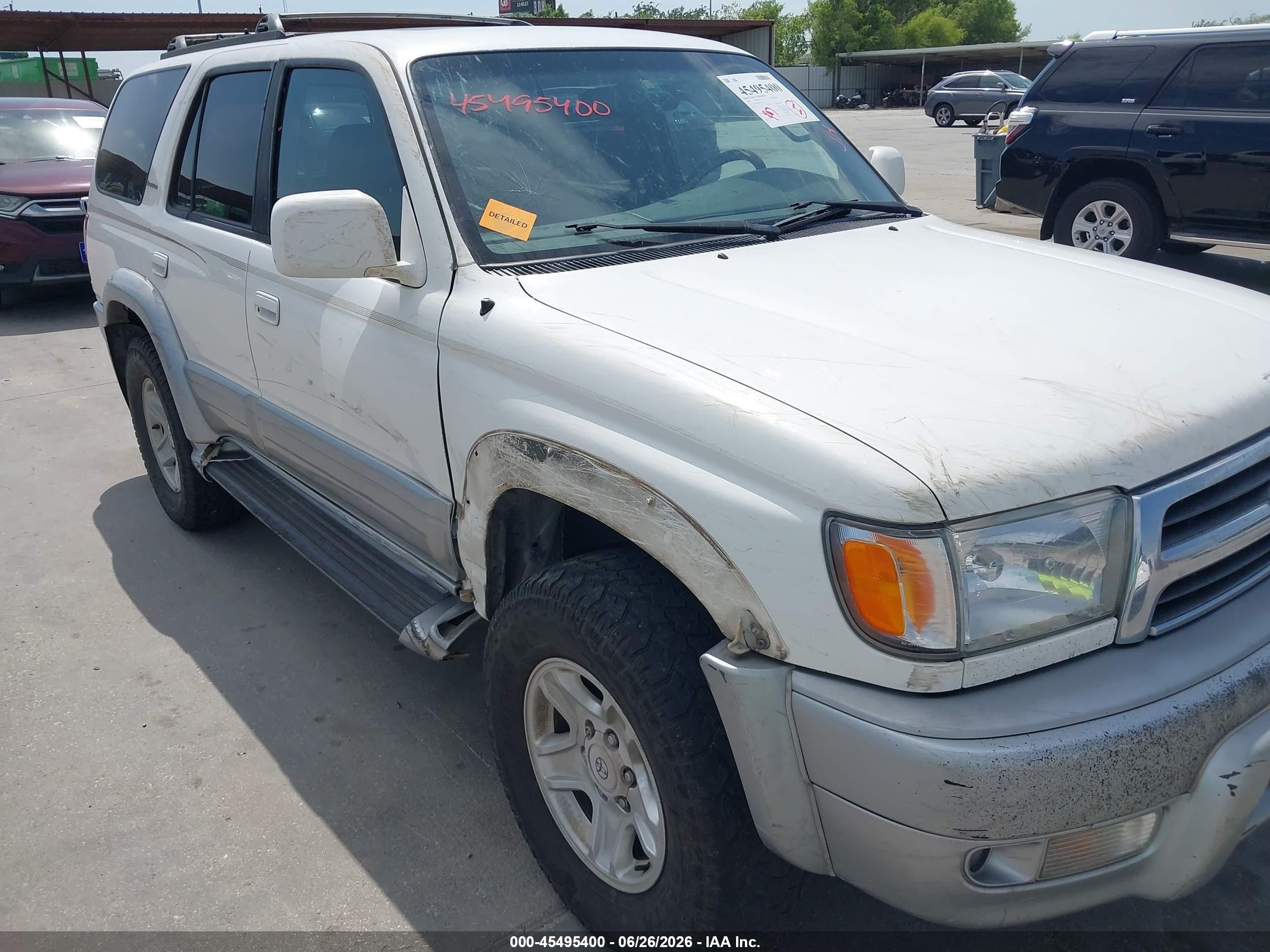 1999 Toyota 4runner Limited V6 White vin: JT3GN87R4X0111281