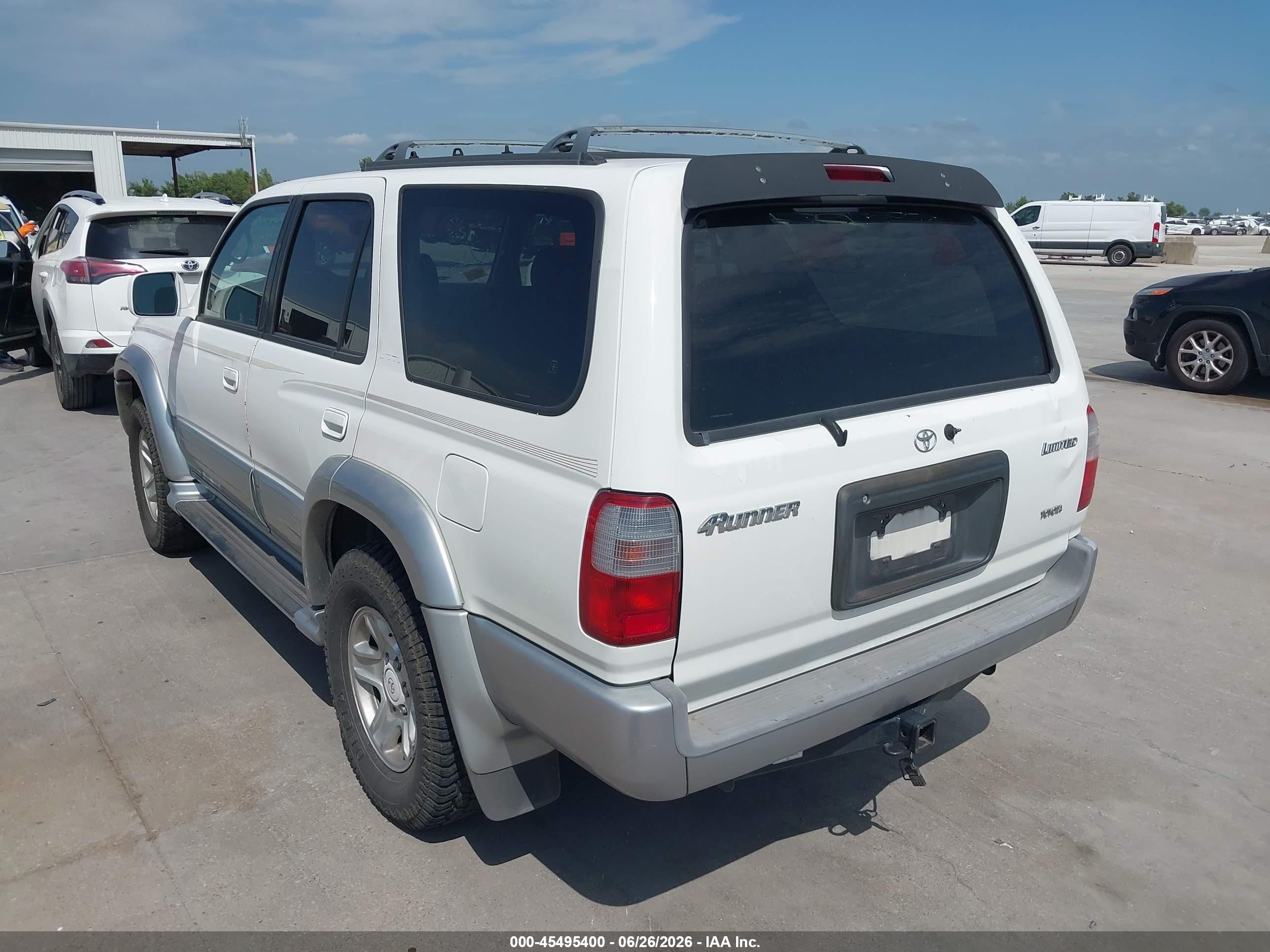 1999 Toyota 4runner Limited V6 White vin: JT3GN87R4X0111281