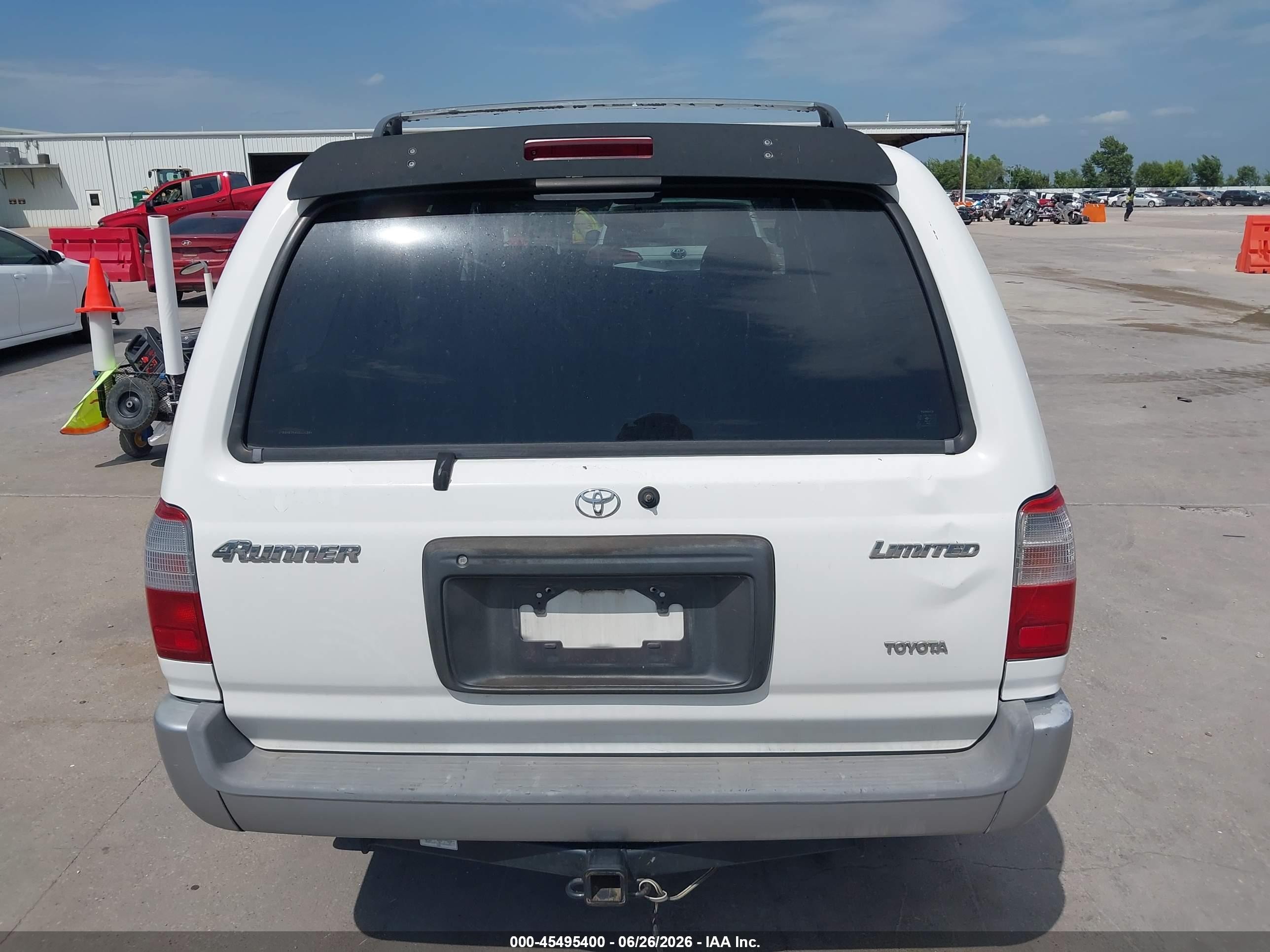 1999 Toyota 4runner Limited V6 White vin: JT3GN87R4X0111281