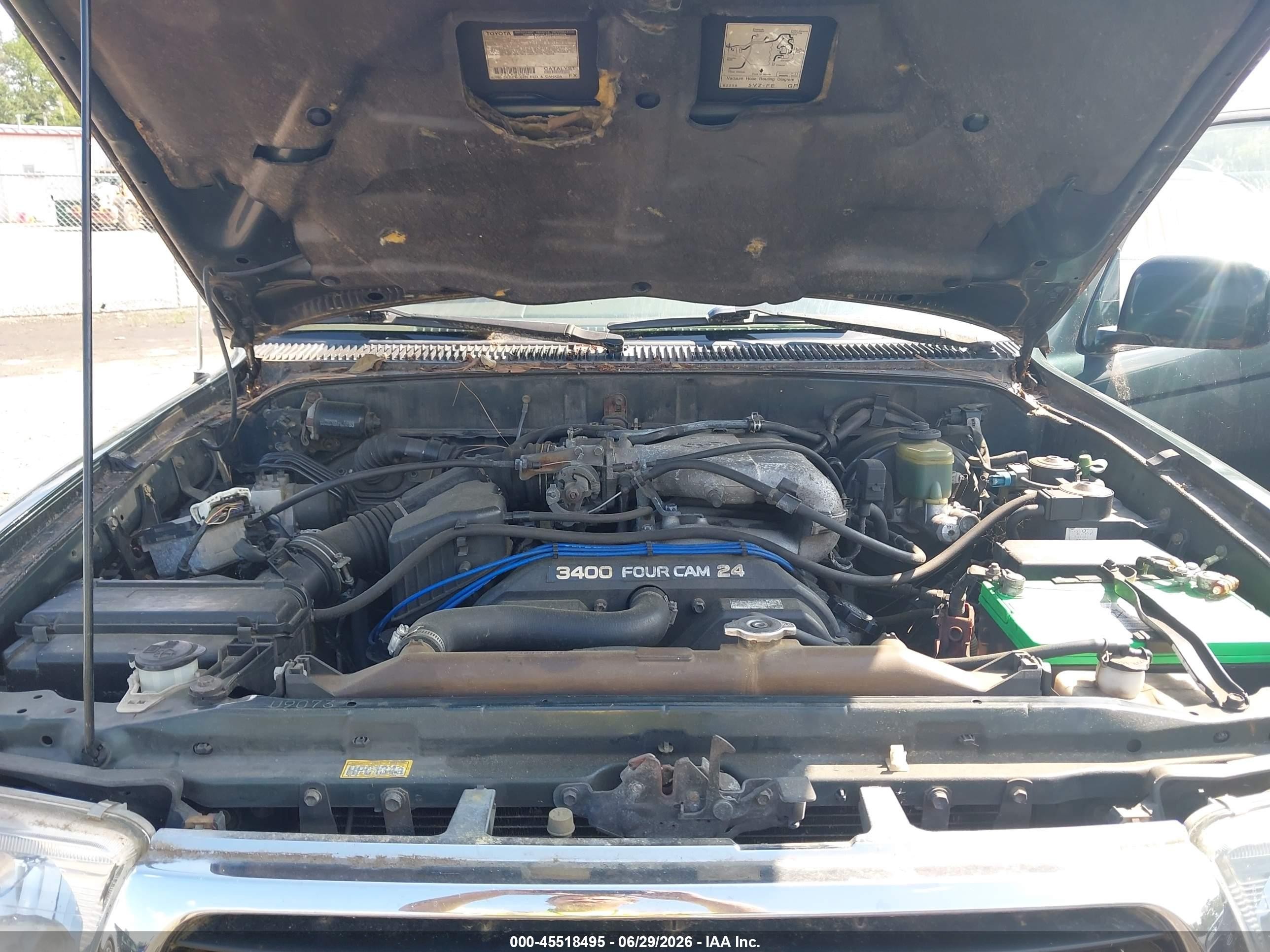 1999 Toyota 4runner Limited V6 Green vin: JT3GN87R4X0120899