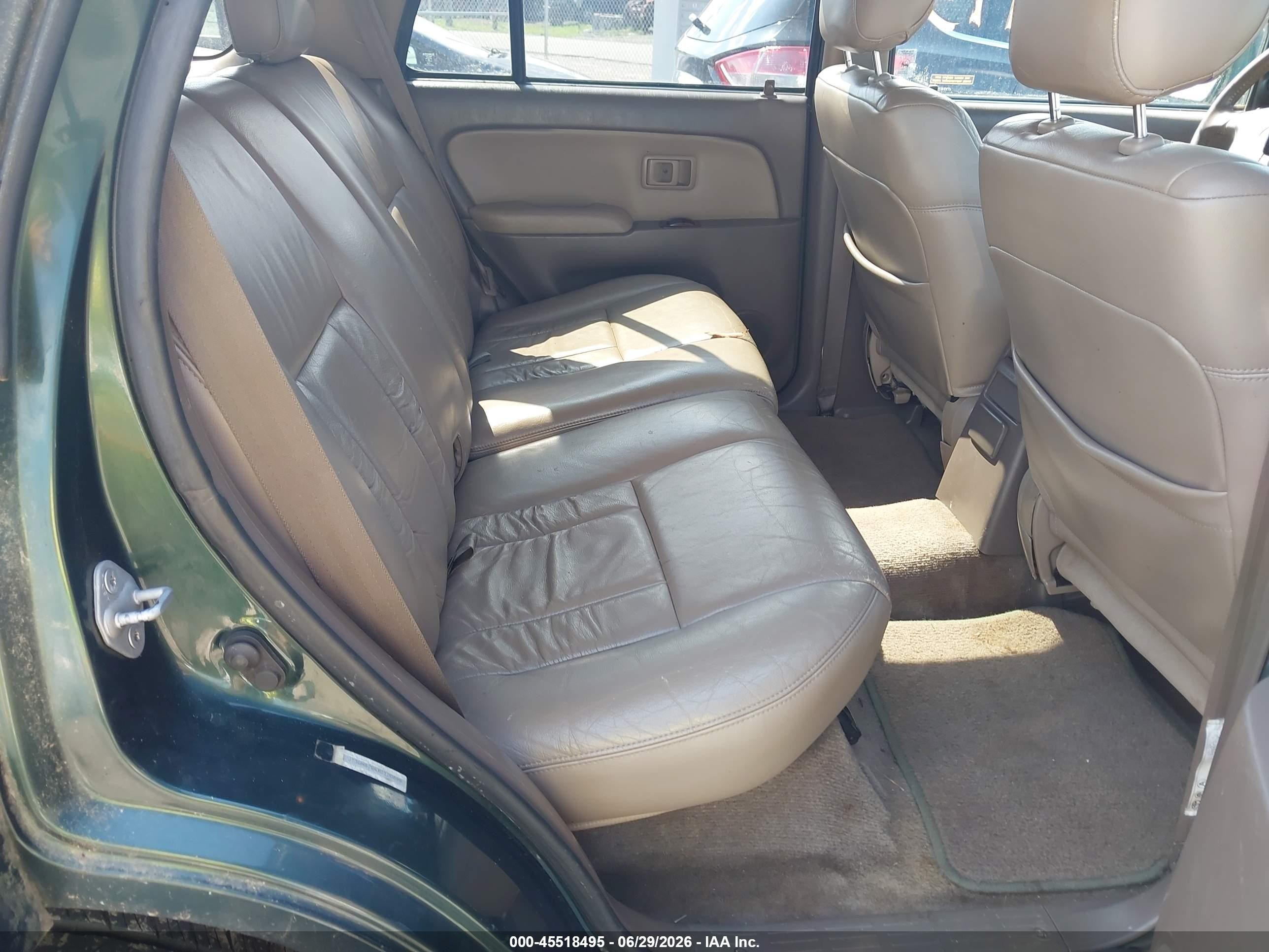 1999 Toyota 4runner Limited V6 Green vin: JT3GN87R4X0120899