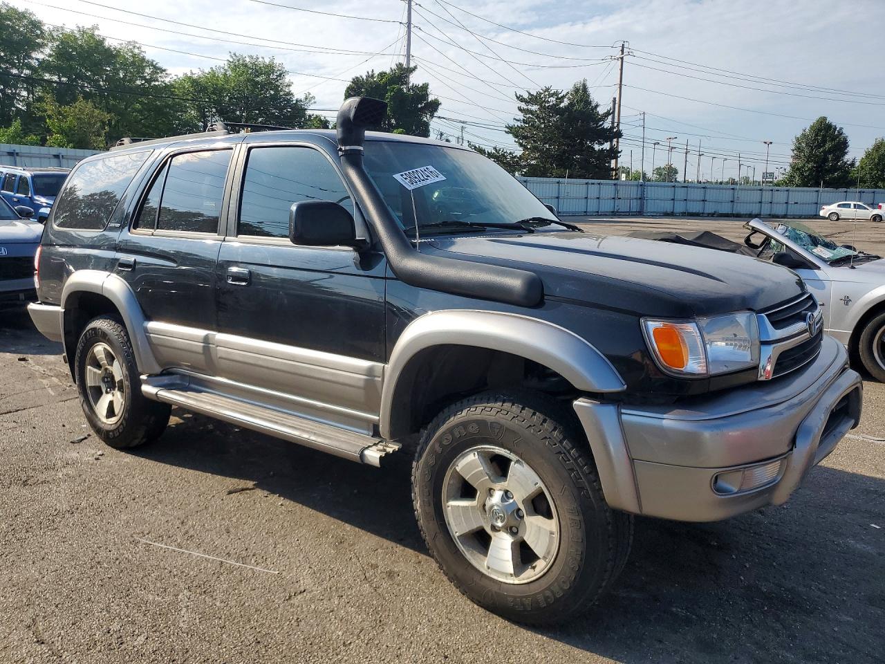 2002 Toyota 4runner Limited Black vin: JT3GN87R520226688