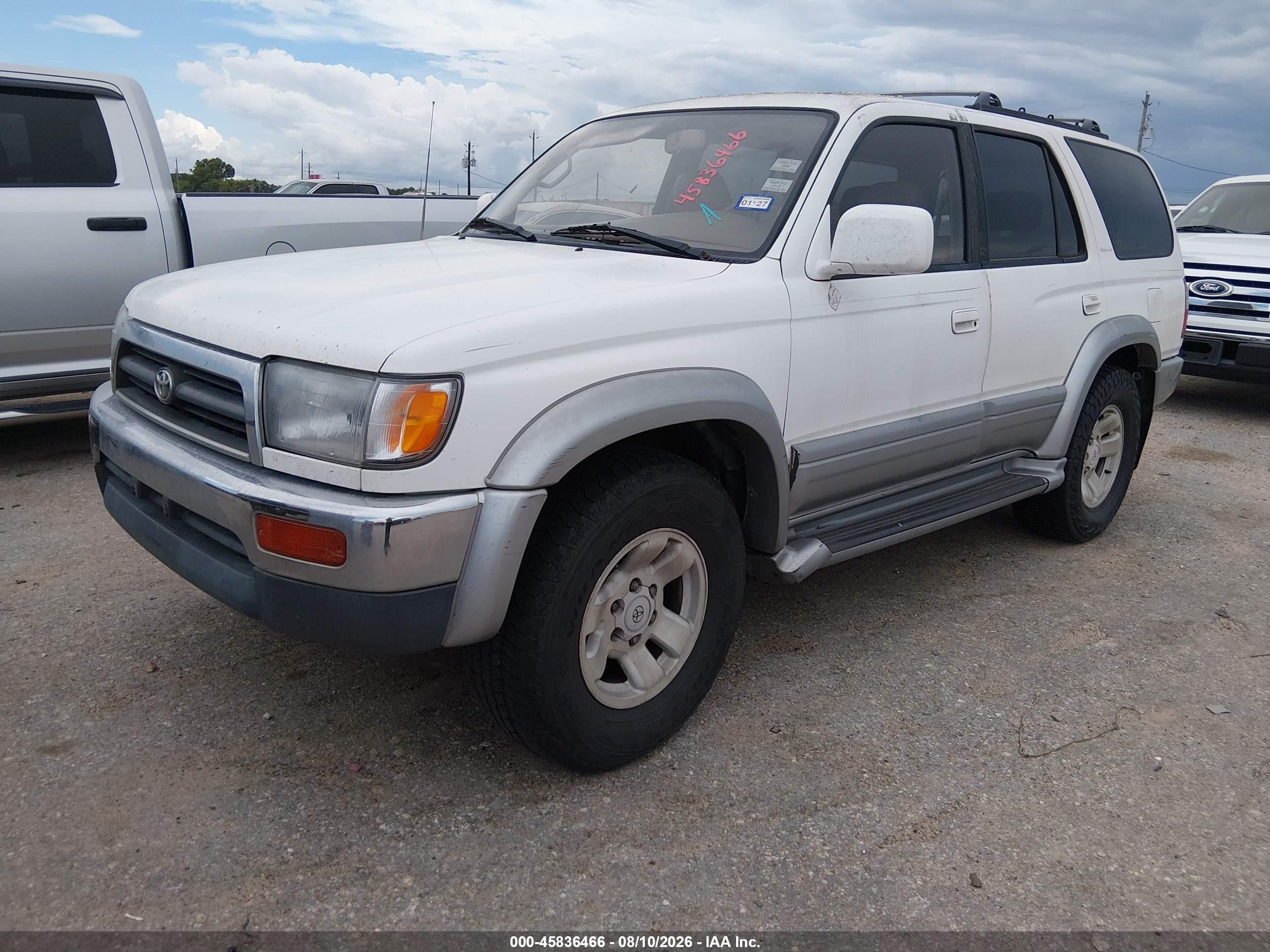 1998 Toyota 4runner Sr5 V6 Limited White vin: JT3GN87R5W0071792