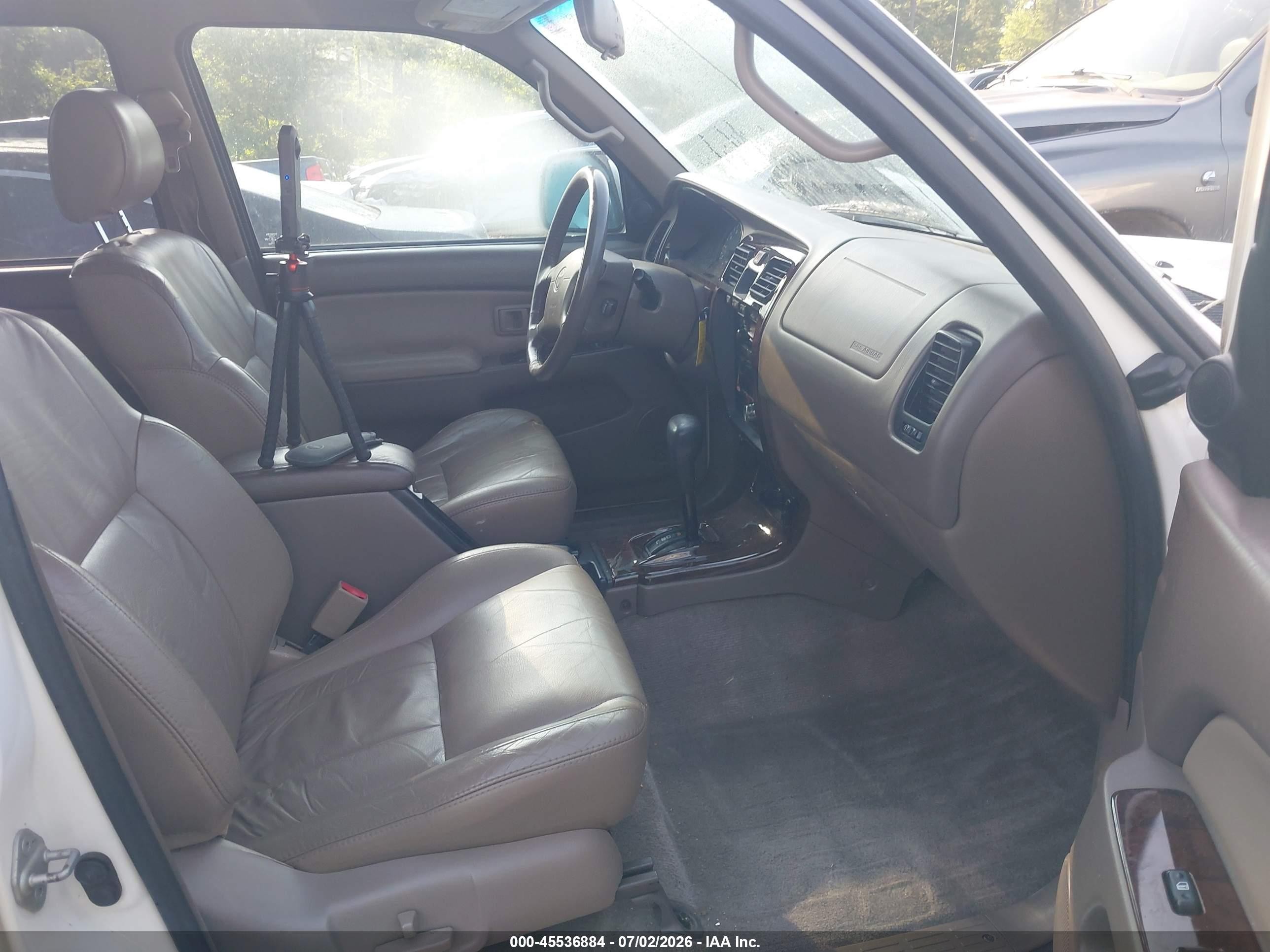 2001 Toyota 4runner Limited V6 White vin: JT3GN87R610197068