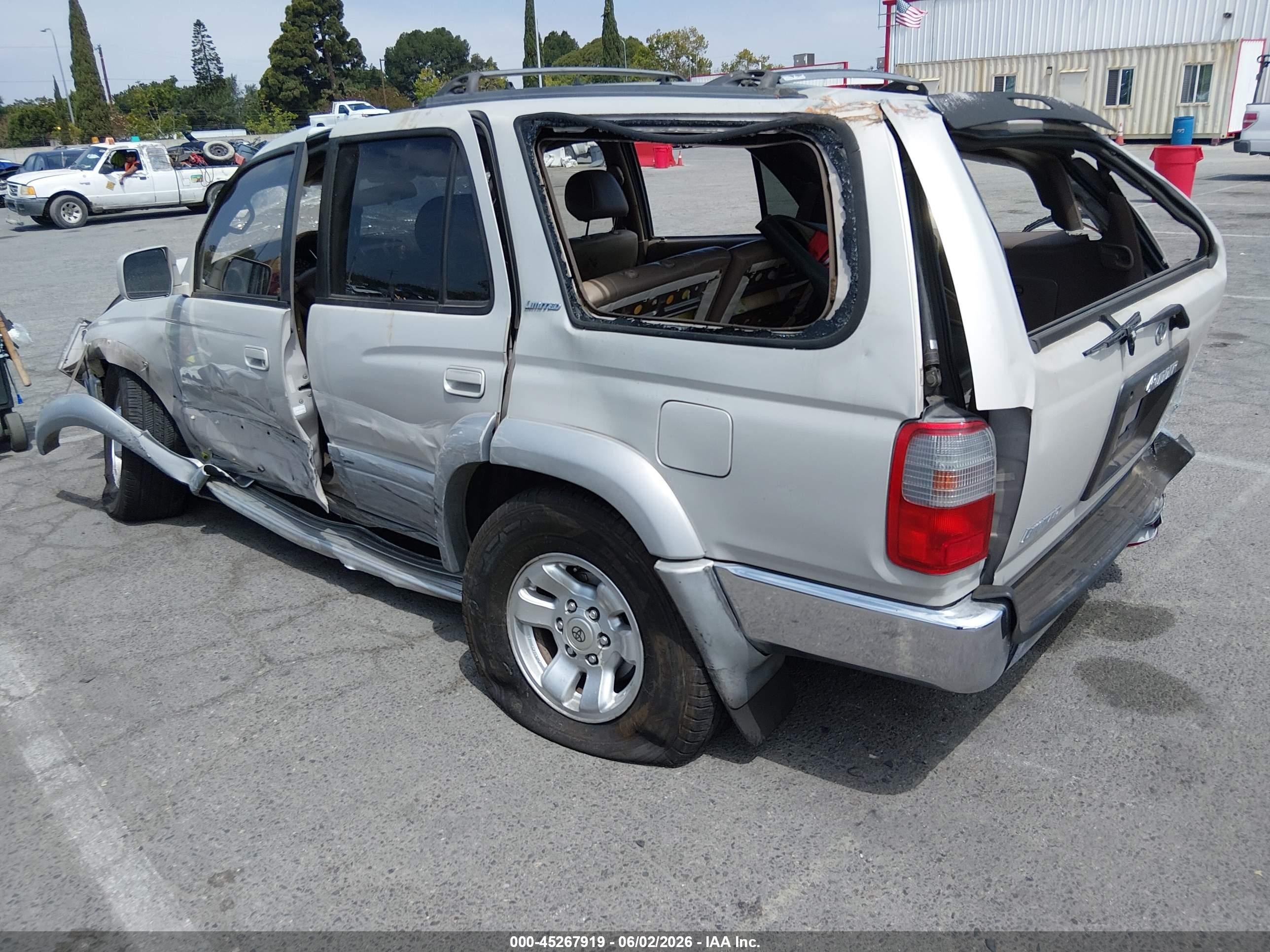 1998 Toyota 4runner Sr5 V6 Limited Champagne vin: JT3GN87R6W0077374
