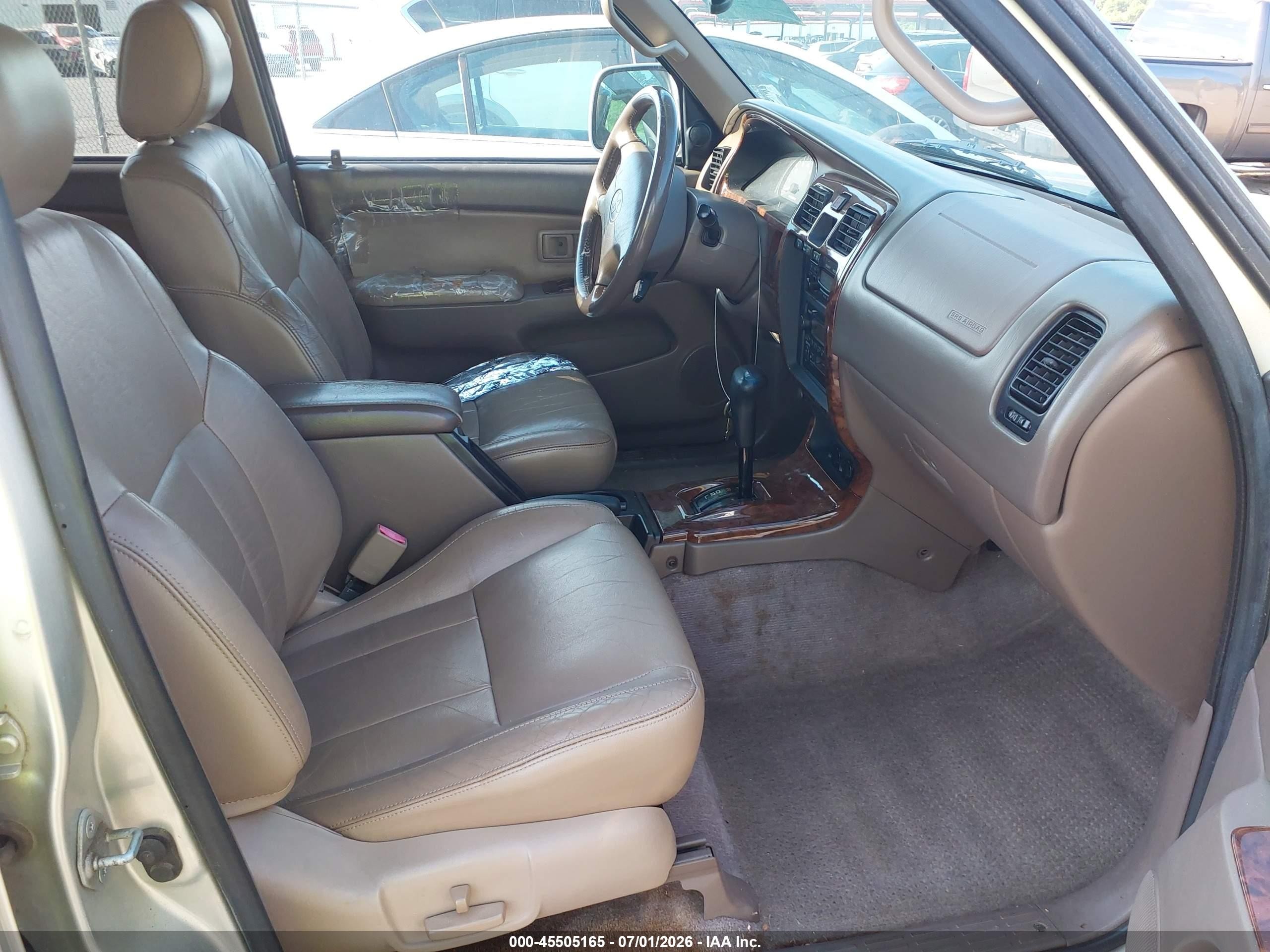 2000 Toyota 4runner Limited V6 Gold vin: JT3GN87R6Y0168888