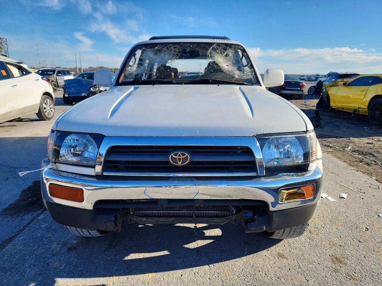 1998 Toyota 4runner Limited Белый vin: JT3GN87R7W0090263