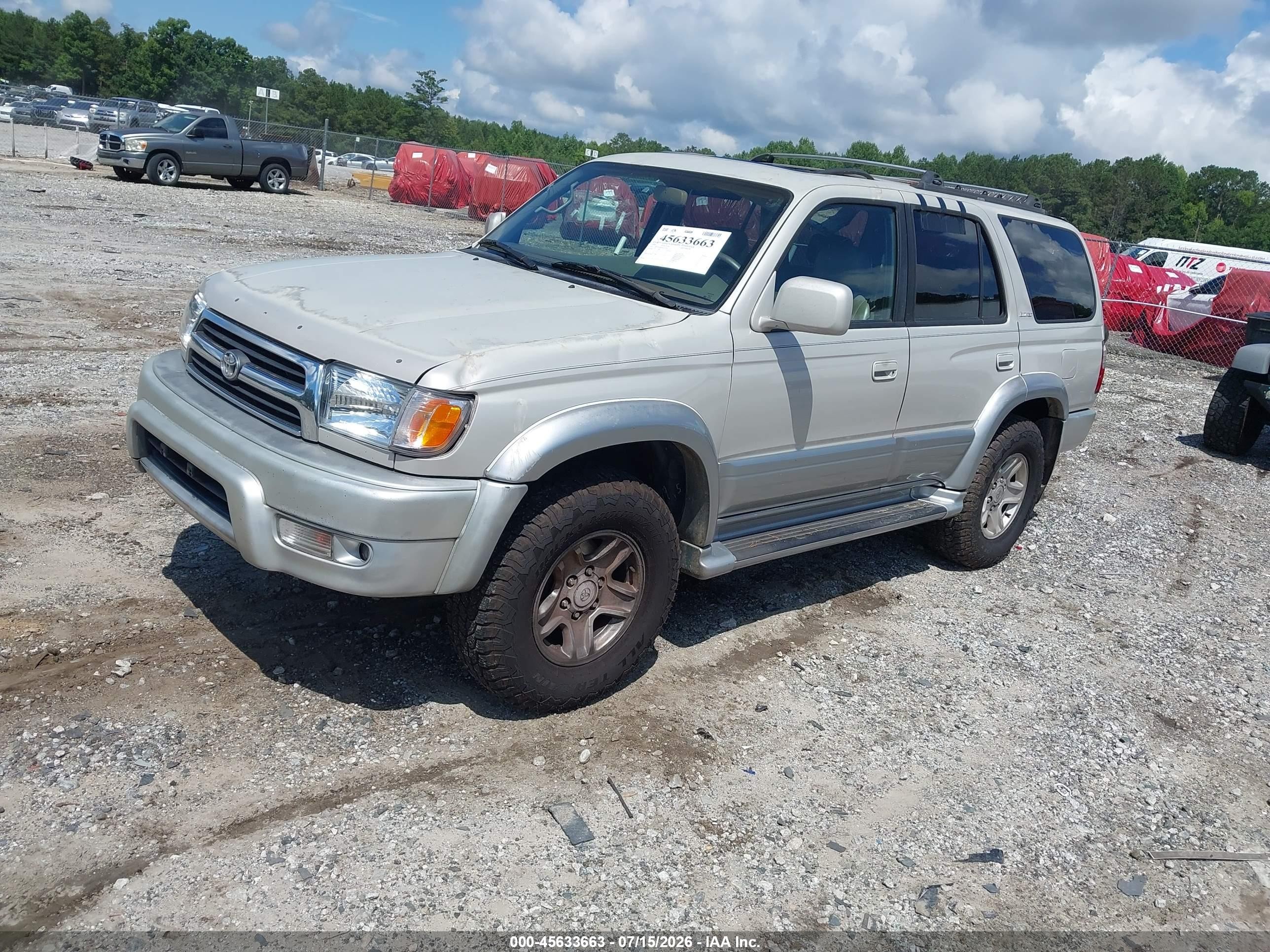 1999 Toyota 4runner Limited V6 Коричневый vin: JT3GN87R8X0119769