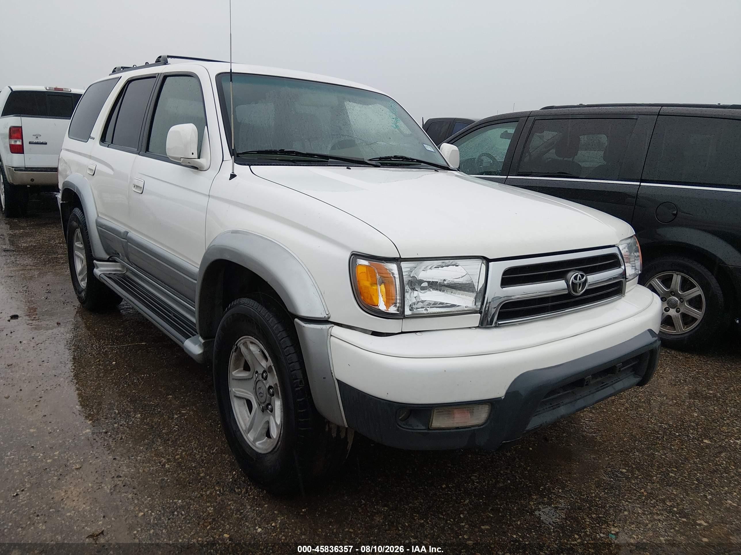 2000 Toyota 4runner Limited V6 White vin: JT3GN87R8Y0144348