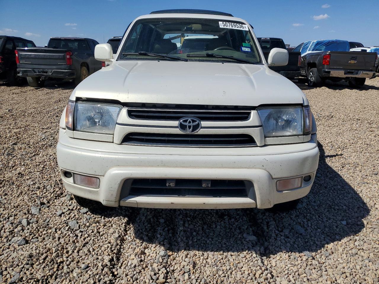 2002 Toyota 4runner Limited White vin: JT3GN87R929000164