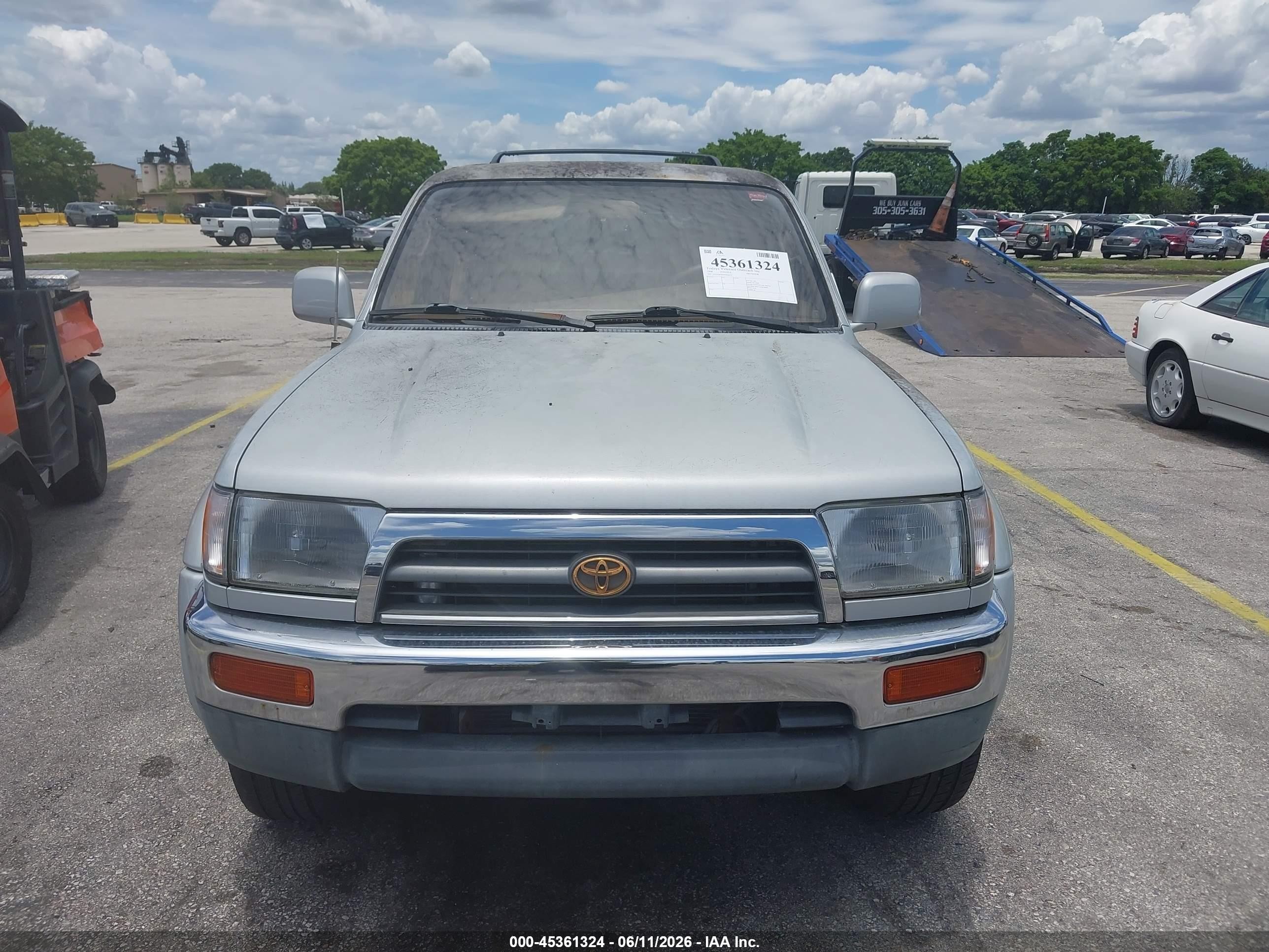 1998 Toyota 4runner Sr5 V6 Limited Silver vin: JT3GN87R9W0064473