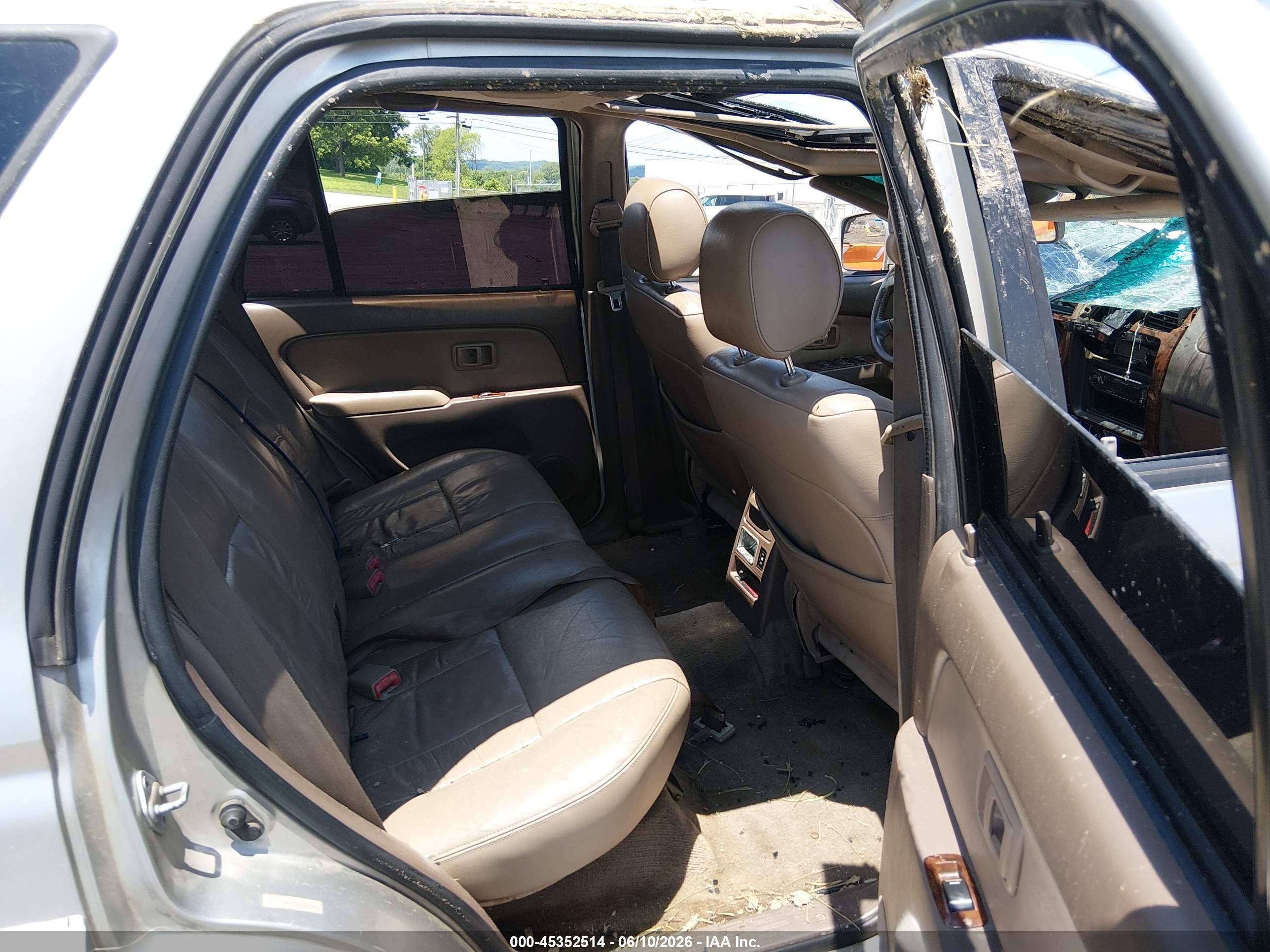 2000 Toyota 4runner Limited V6 Silver vin: JT3GN87R9Y0148036