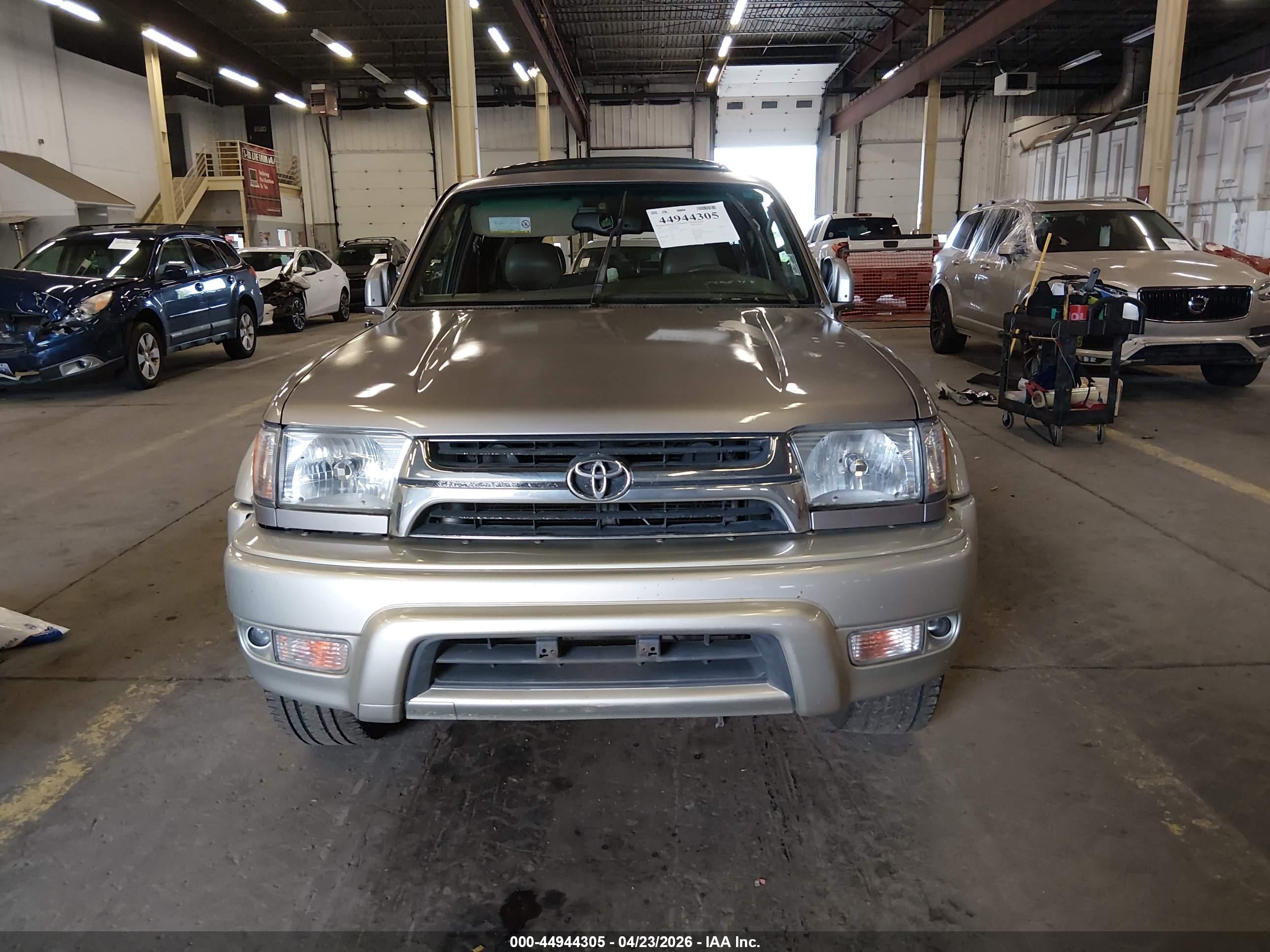 2001 Toyota 4runner Limited V6 Champagne vin: JT3GN87RX10197106