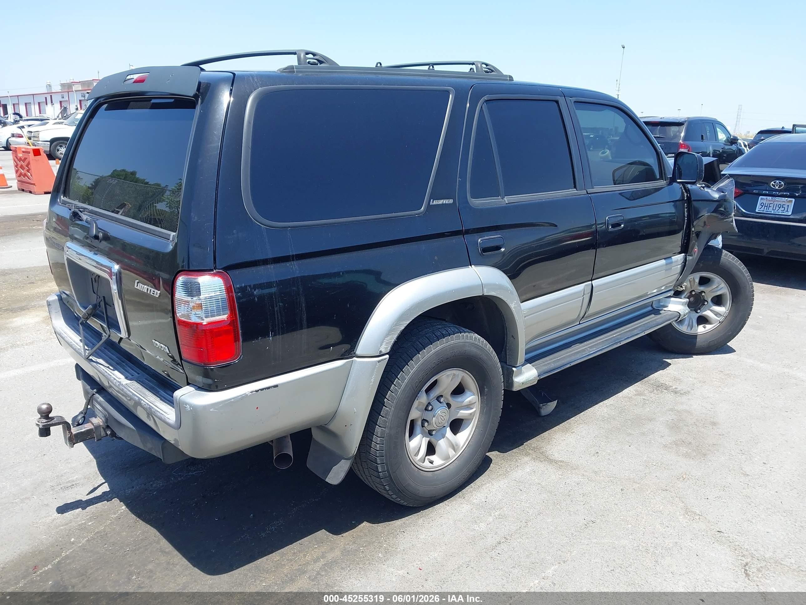 2002 Toyota 4runner Limited V6 Черный vin: JT3GN87RX20230848