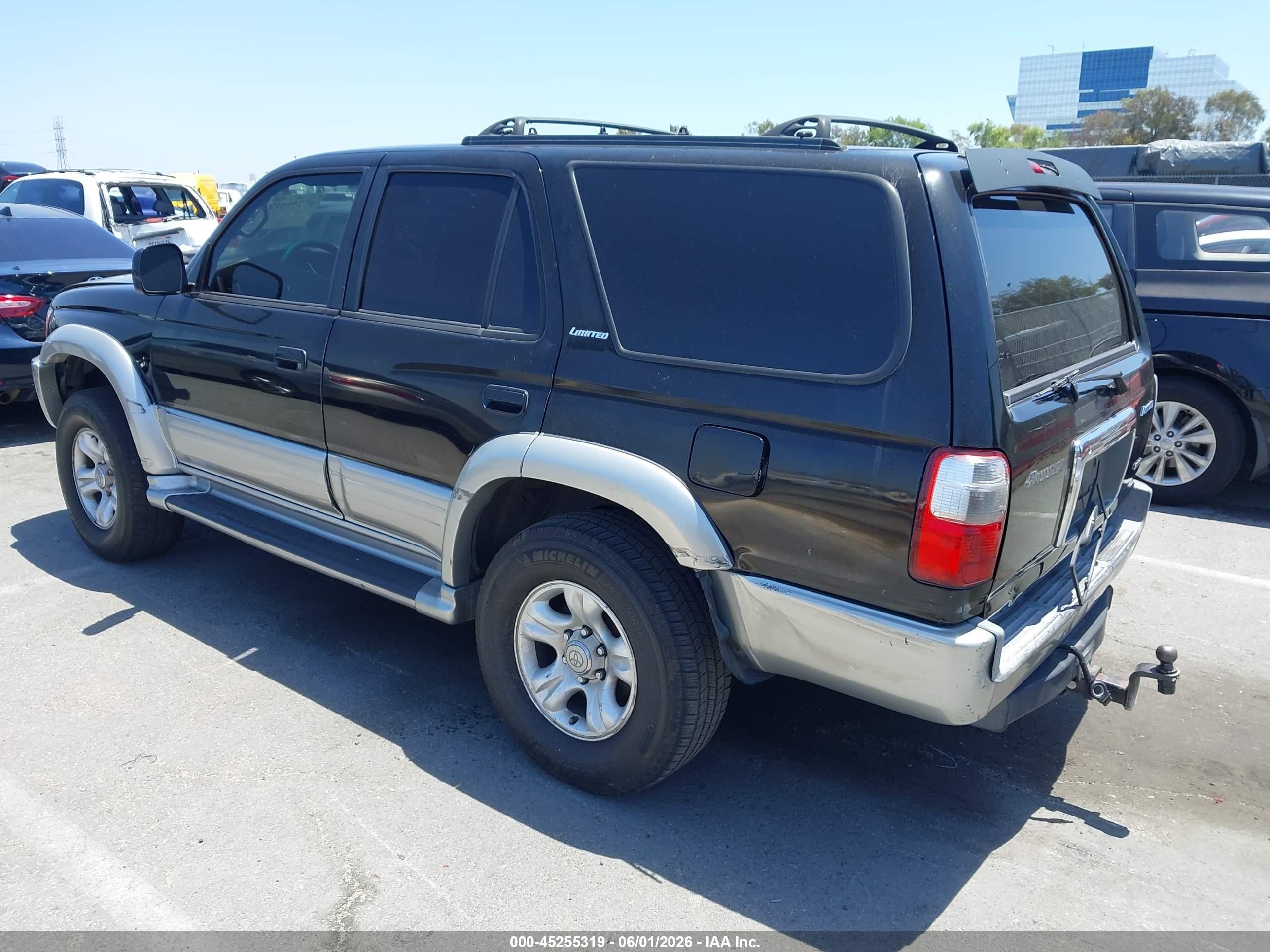 2002 Toyota 4runner Limited V6 Черный vin: JT3GN87RX20230848