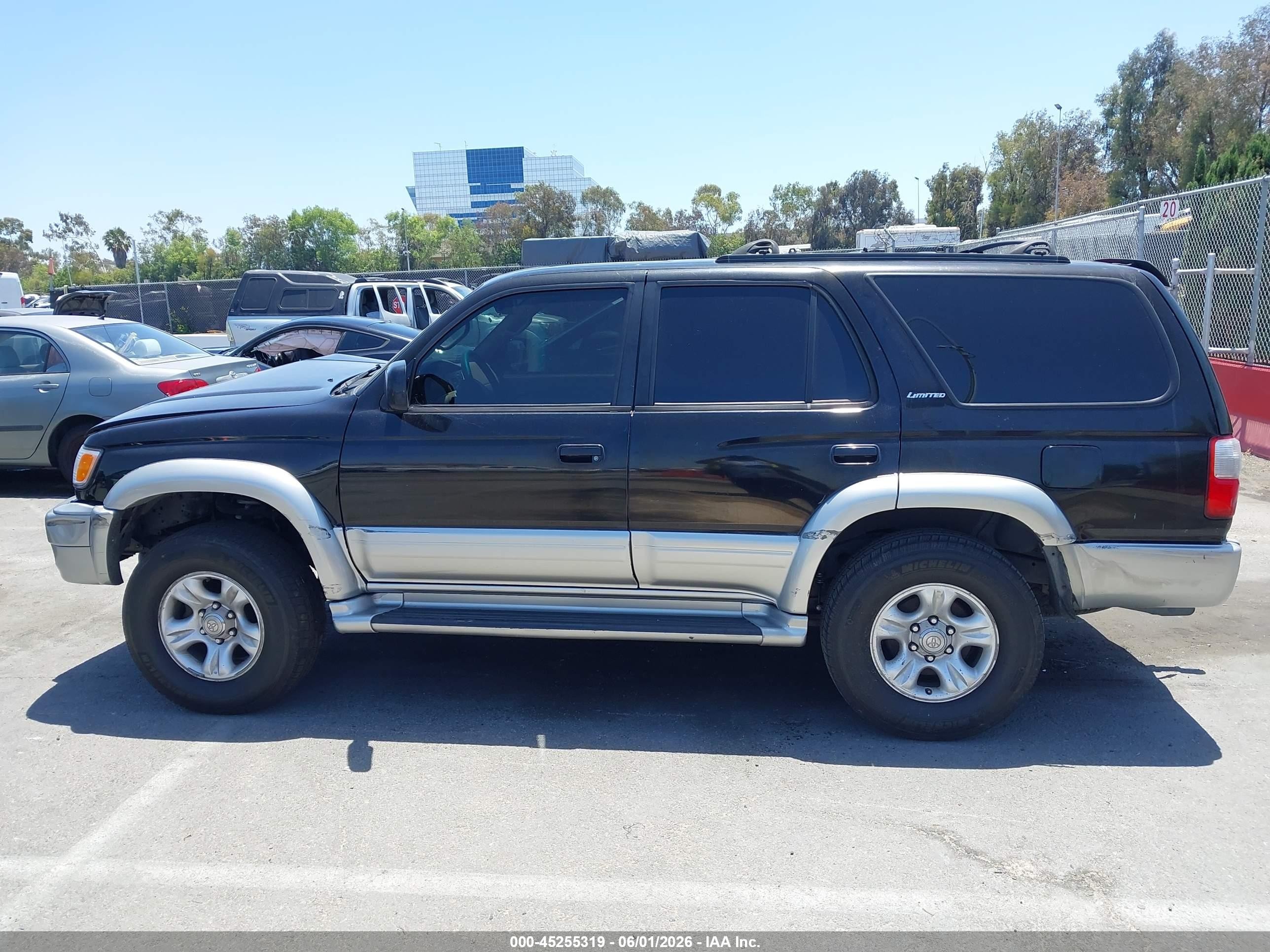2002 Toyota 4runner Limited V6 Черный vin: JT3GN87RX20230848