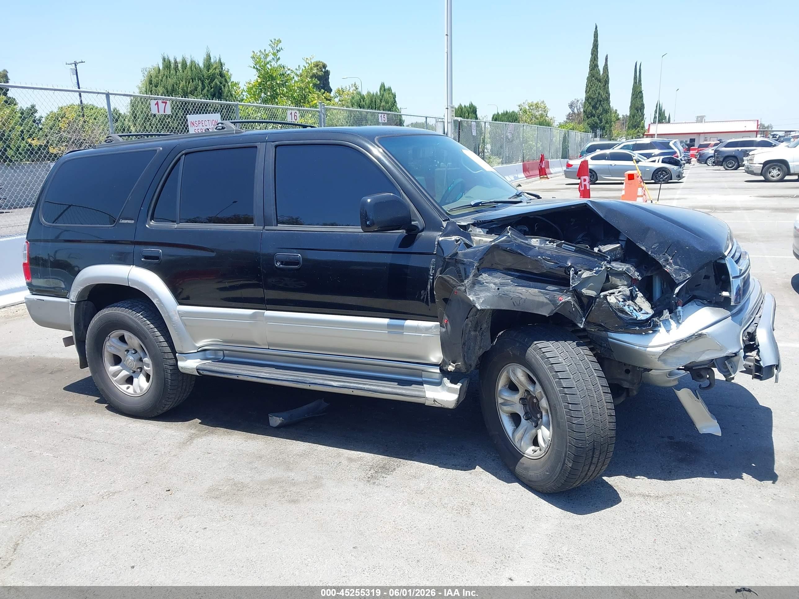 2002 Toyota 4runner Limited V6 Черный vin: JT3GN87RX20230848