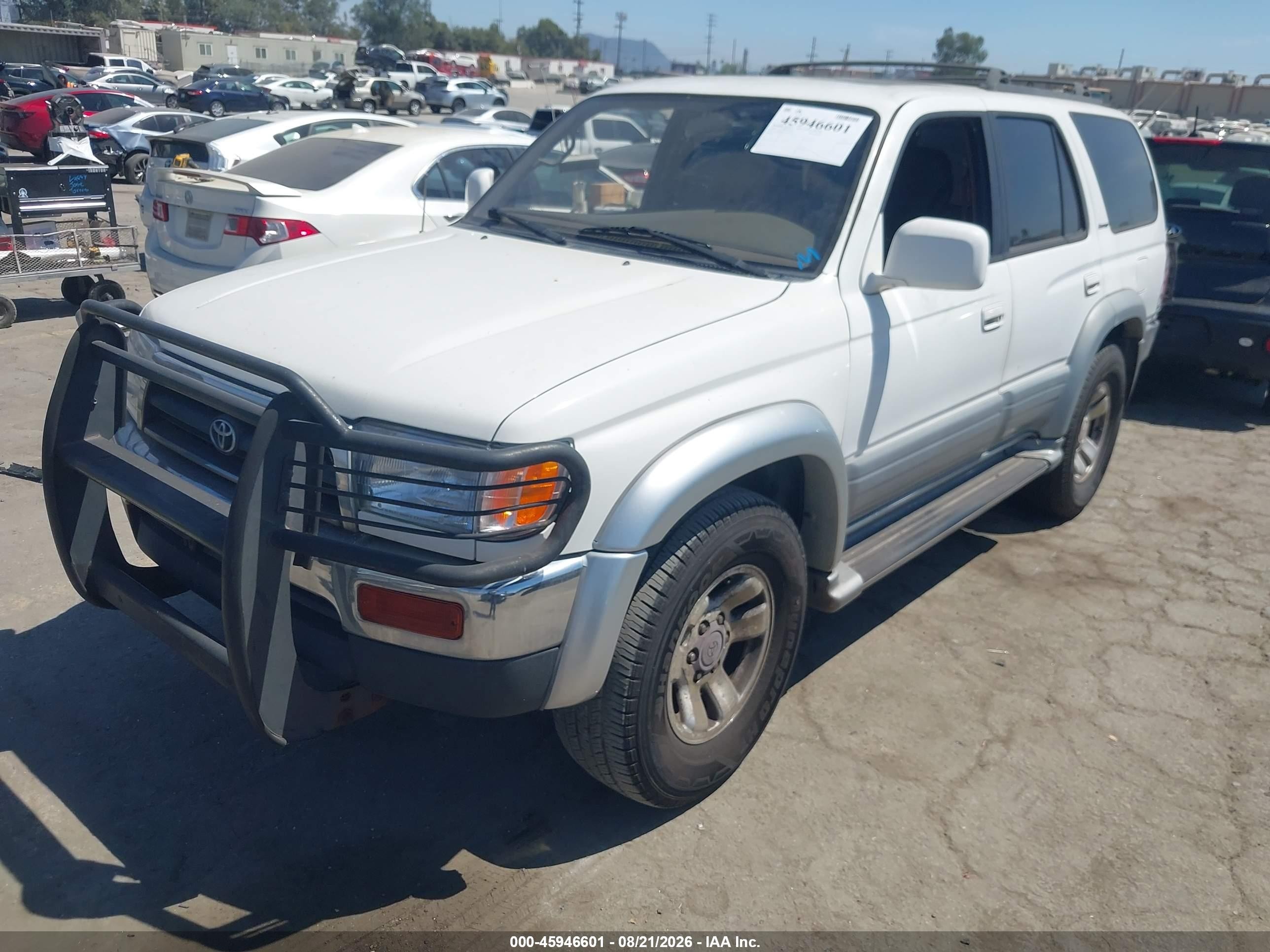 1997 Toyota 4runner Sr5 V6 Limited White vin: JT3GN87RXV0019962